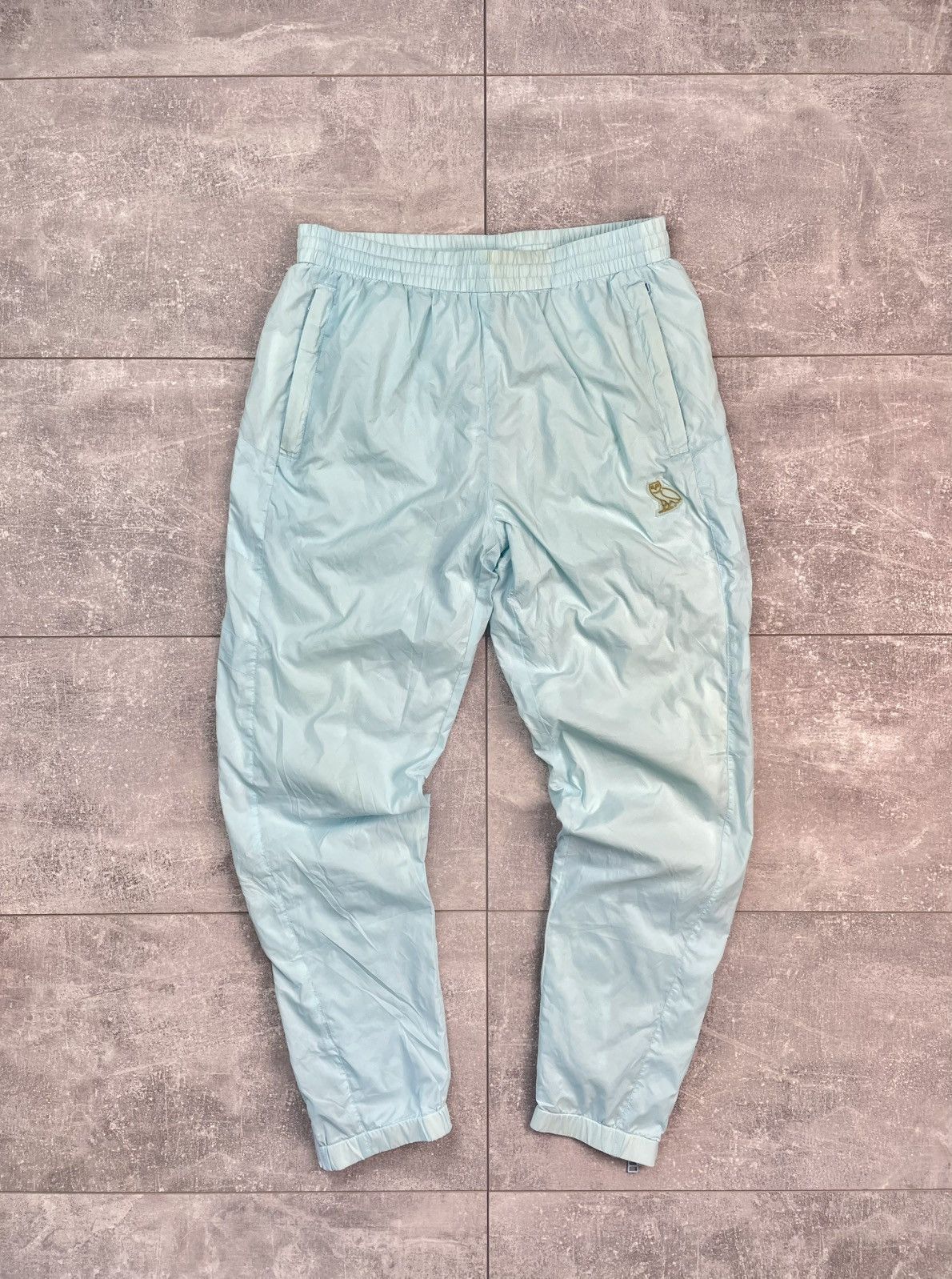 Drake's × October's Very Own OVO Essentials Nylon Sweatpants Size US 32 / EU 48 - 1 Thumbnail