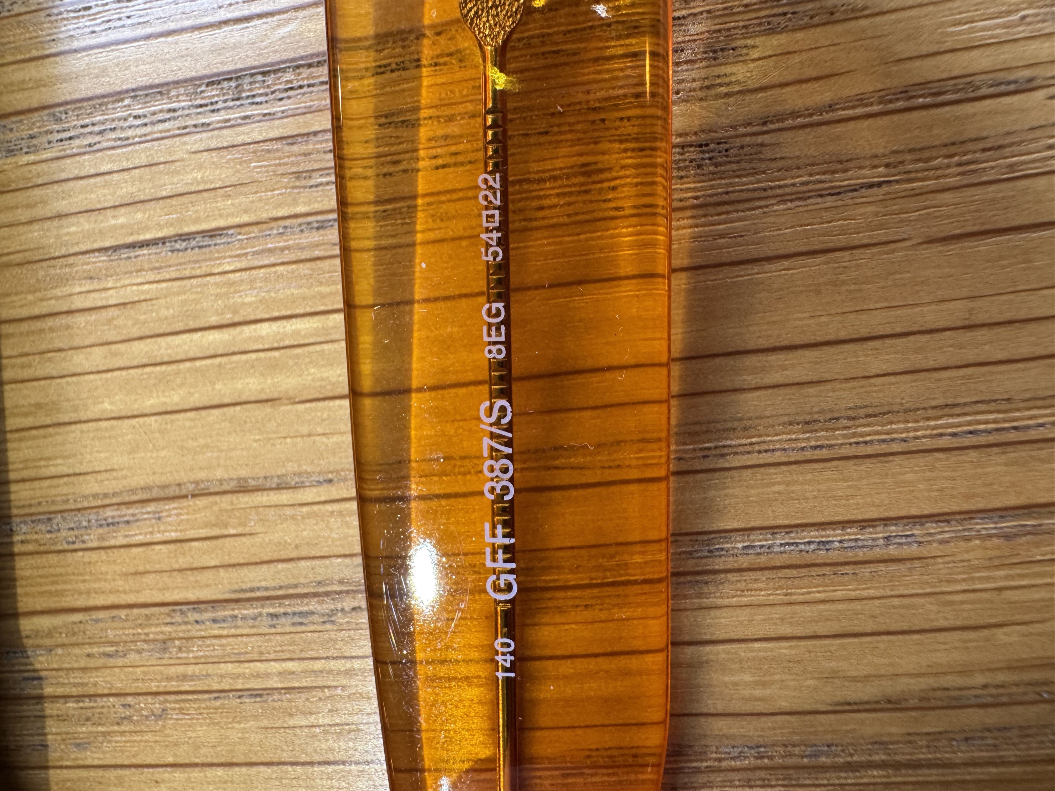 Gianfranco Ferre Gianfranco Ferre '90s Transparent Orange Round Sunglasses Size ONE SIZE - 5 Thumbnail