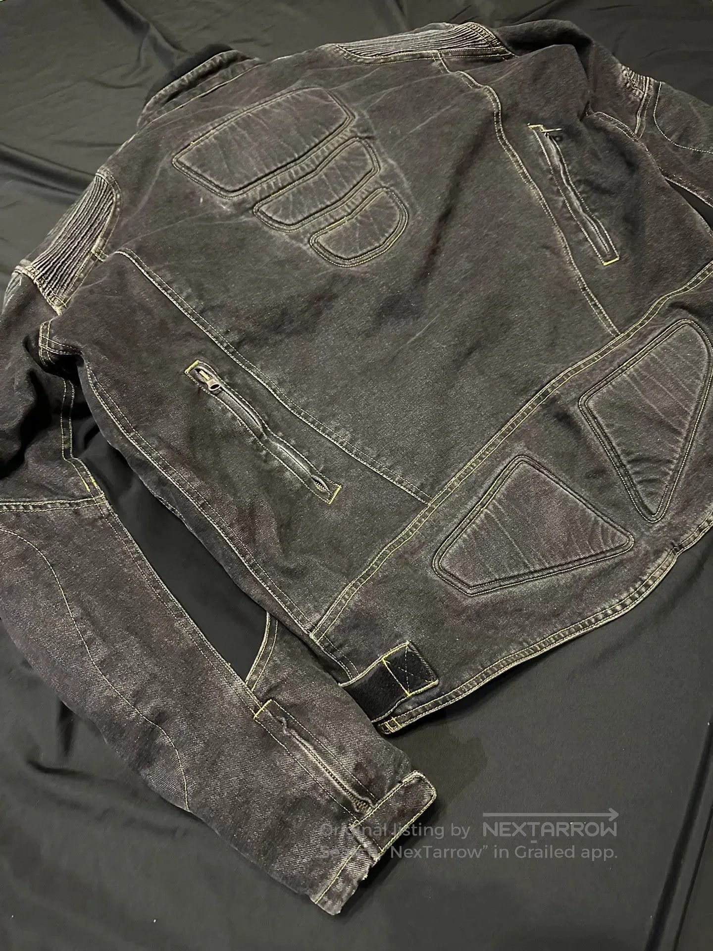 Vintage vintage cortech motorcycle denim jacket. Size US L / EU 52-54 / 3 - 8 Thumbnail