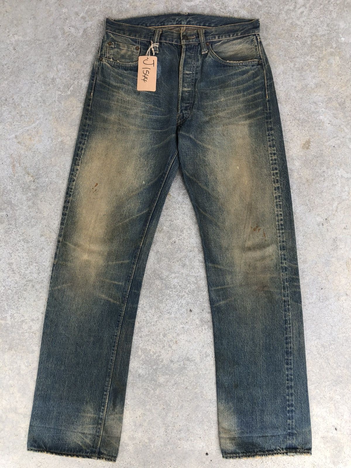 Sugar Cane Vintage Sugarcane 065 Distressed Denim Selvedge Denim Star Size US 32 / EU 48 - 1 Thumbnail