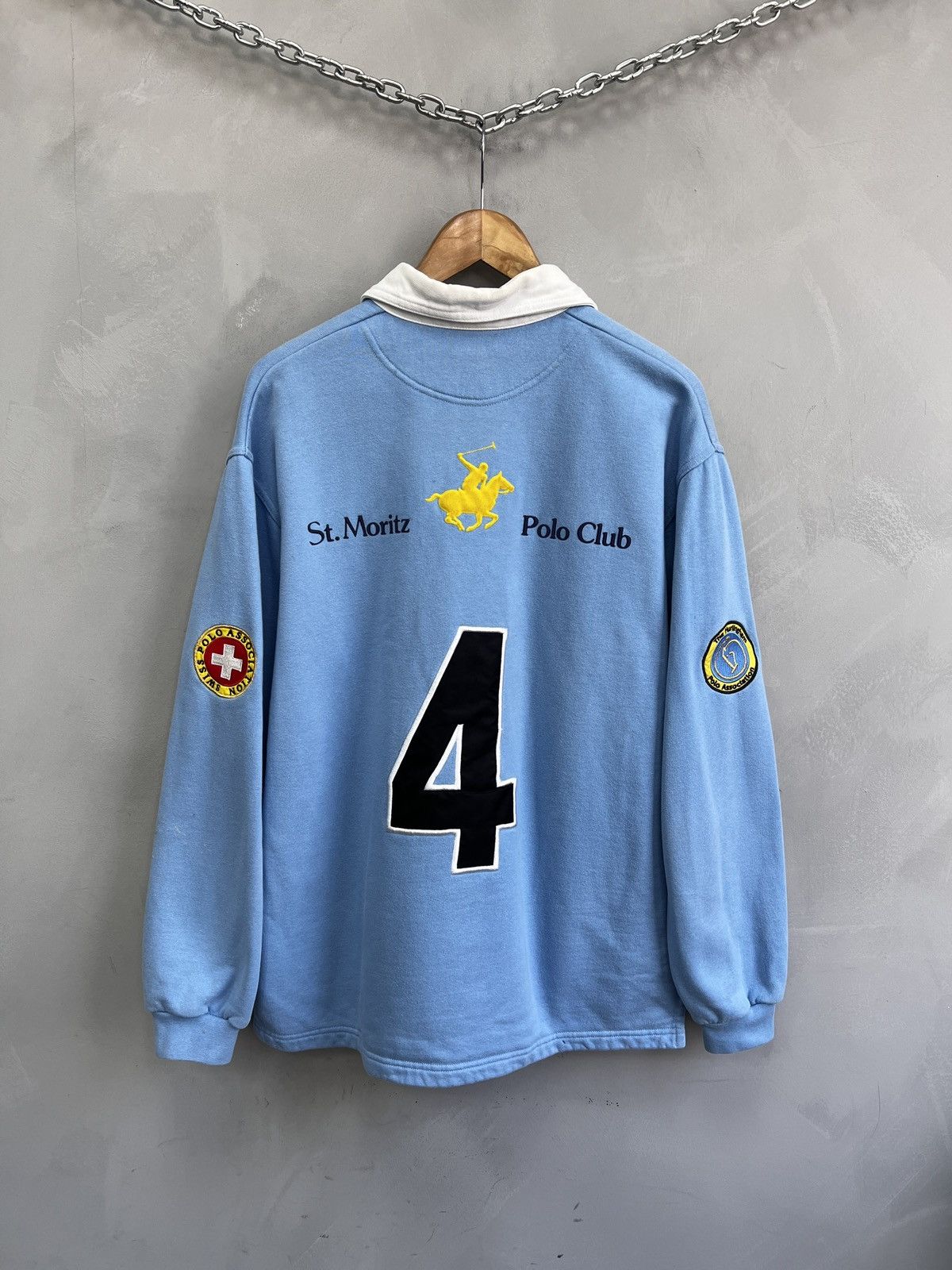 Polo Ralph Lauren Polo St Moritz Sweatshirt Oversize Baggy Streetwear Style Size US M / EU 48-50 / 2 - 10 Thumbnail