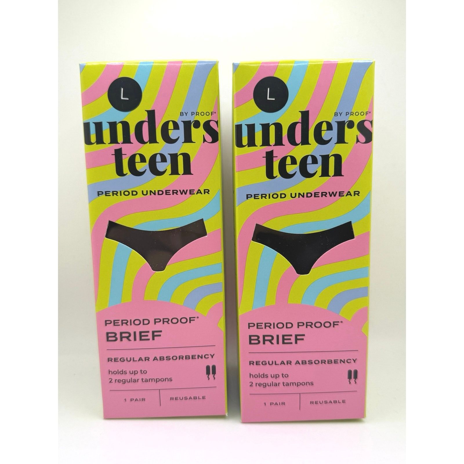 Other NEW Proof Unders Teen Period Underwear Size L 2pk Size ONE SIZE - 1 Thumbnail