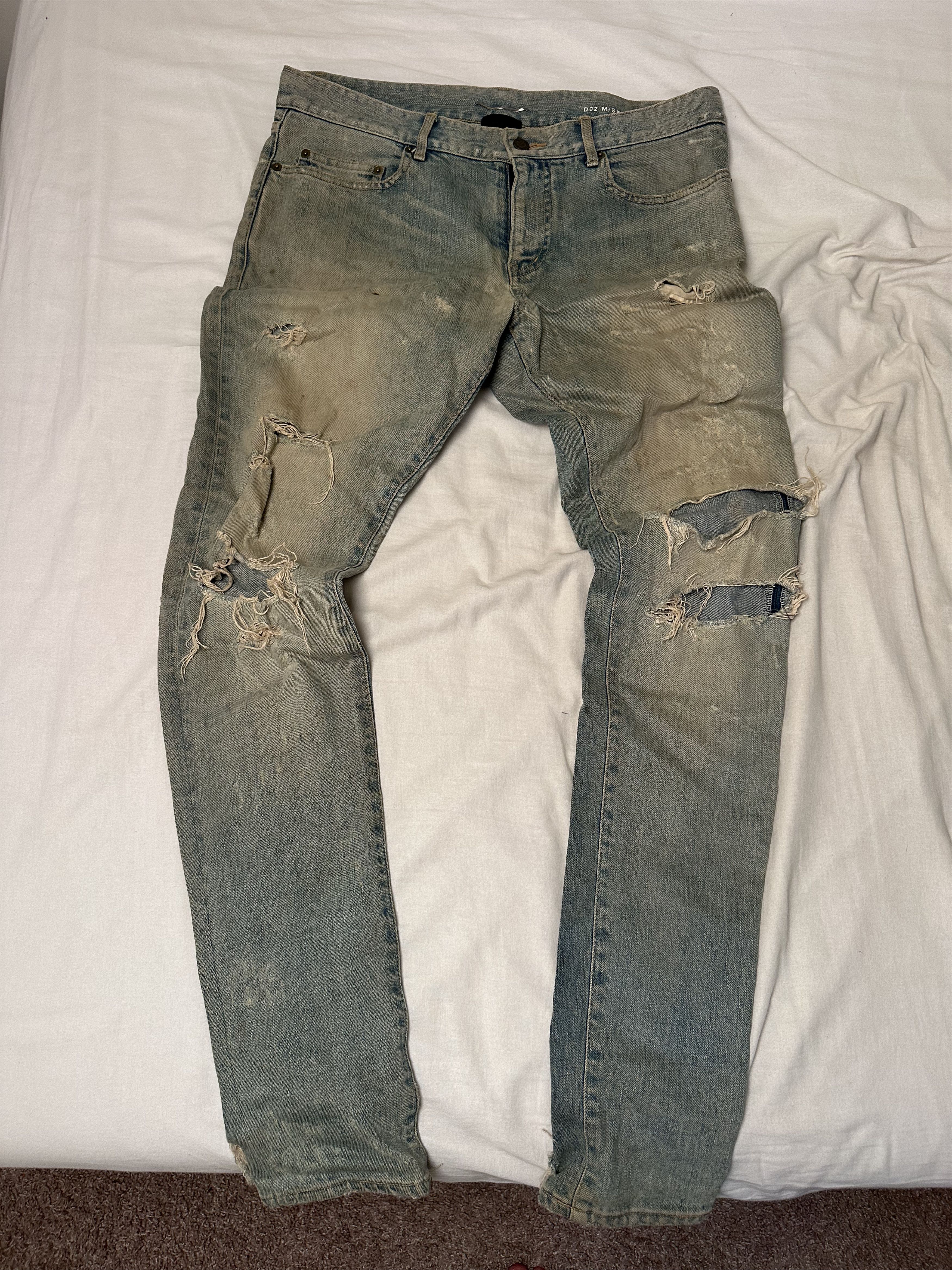 Hedi Slimane × Saint Laurent Paris Saint Laurent D09 Flared Jeans