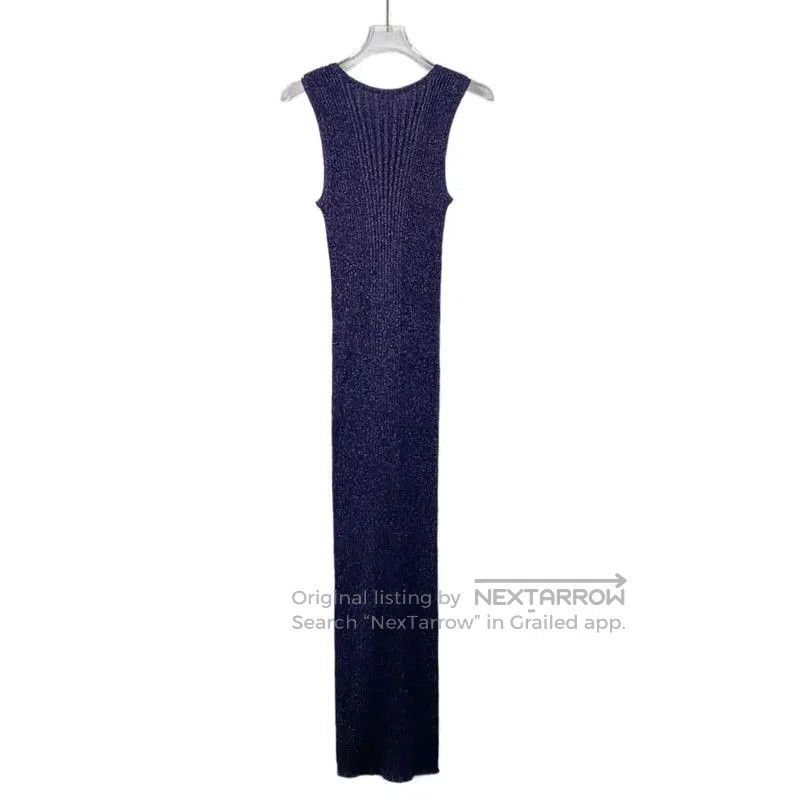 Loewe Loewe Deep Blue Fitted Dress . Size S / US 4 / IT 40 - 2 Thumbnail