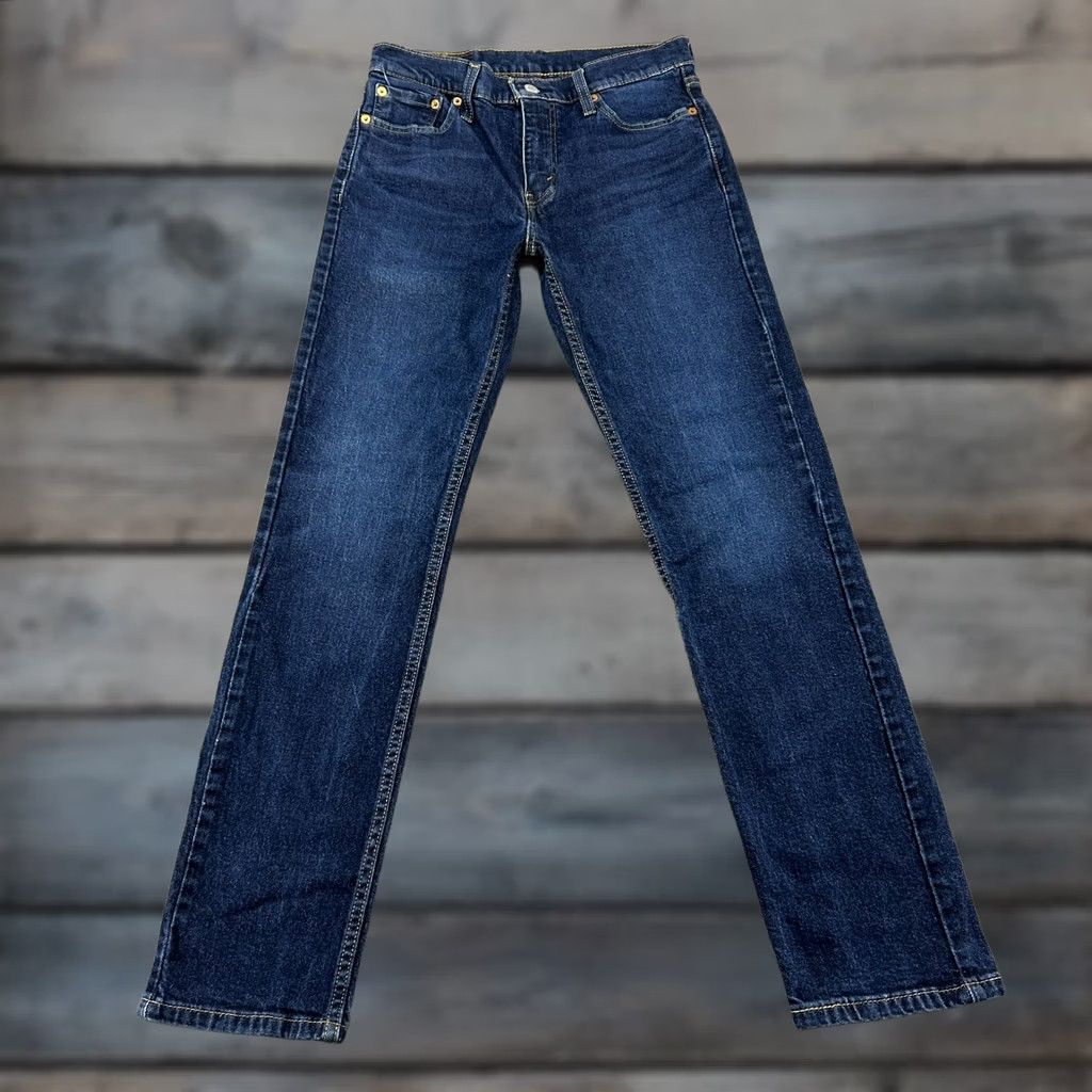 Levi's Levi's 511 Jeans Mens 30x32 Blue Slim Fit Dark Wash 5-Pocket Denim Stretch Size US 30 / EU 46 - 1 Thumbnail