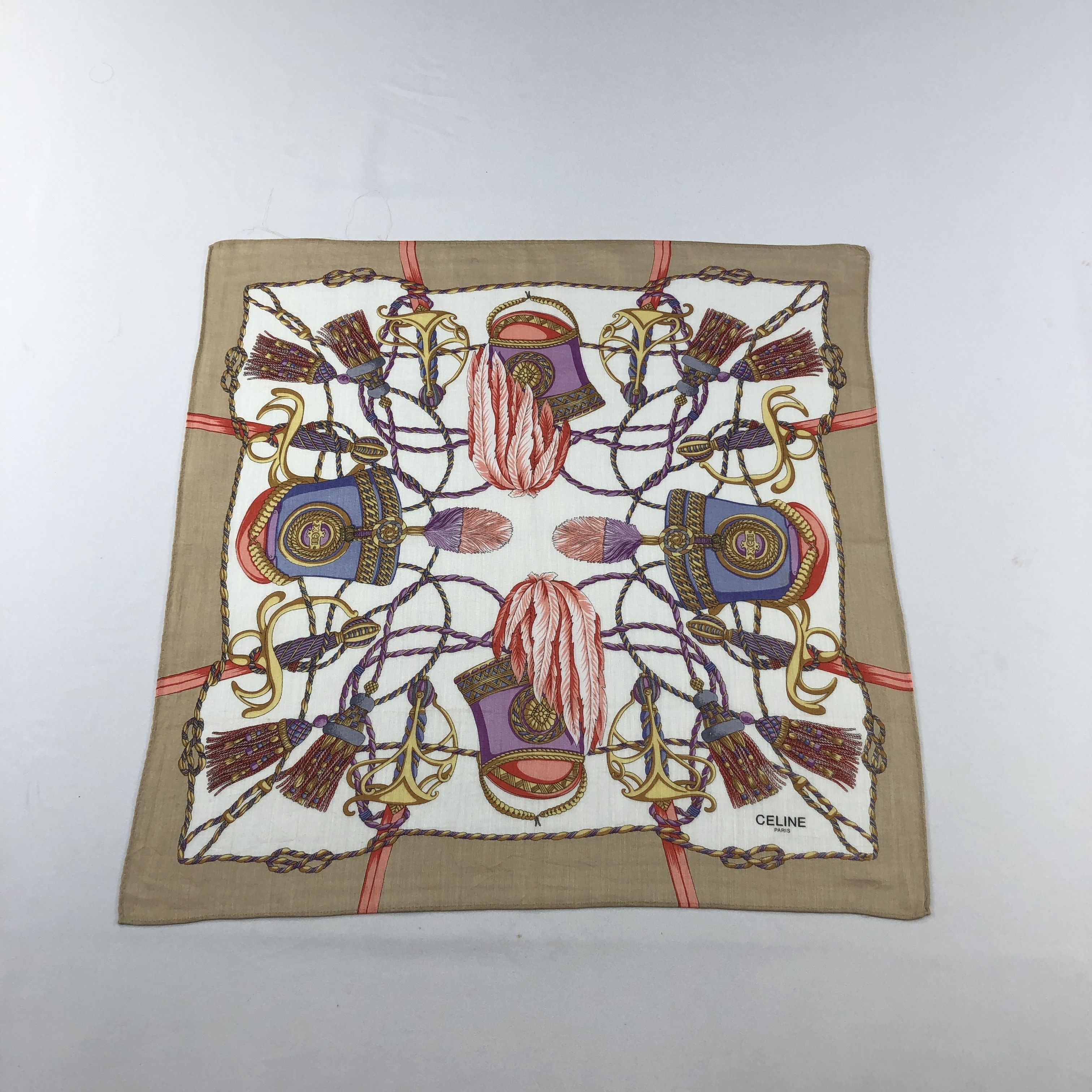 Celine Celine Handkerchief Neckerchief Bandana H3068 Size ONE SIZE - 1 Thumbnail