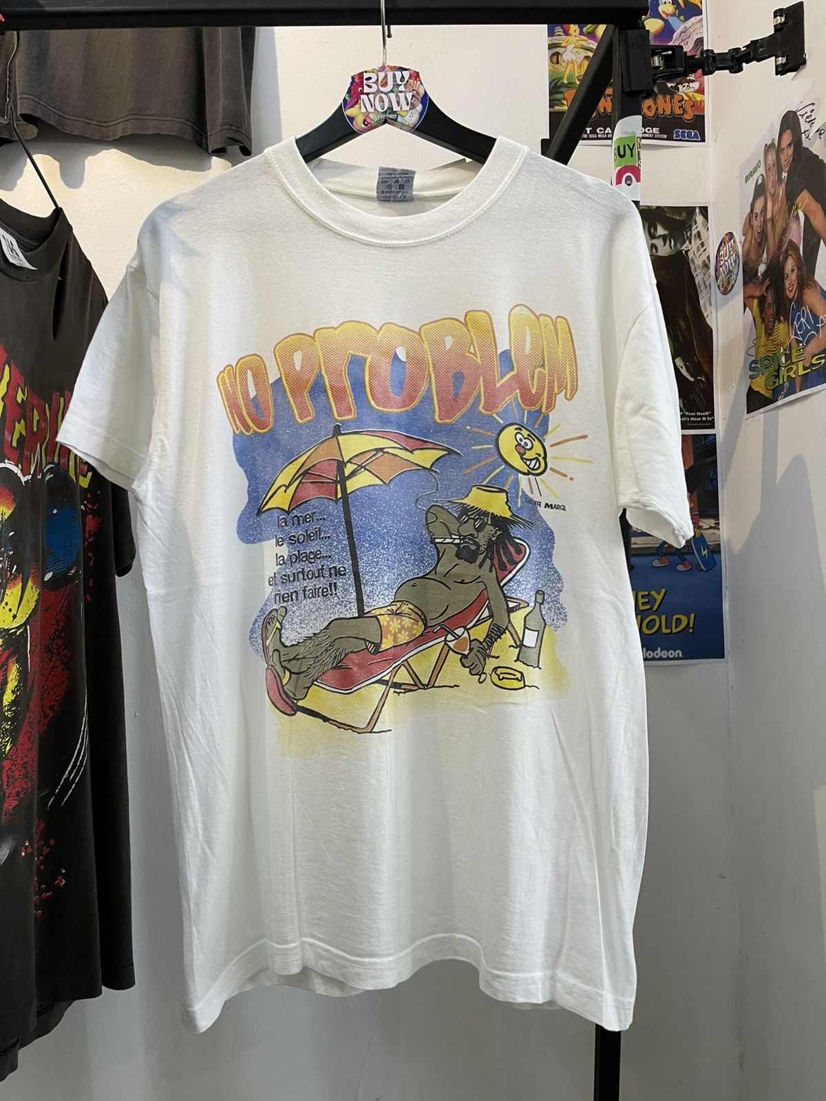 Bob Marley × Vintage No problem 90's Size US L / EU 52-54 / 3 - 2 Thumbnail