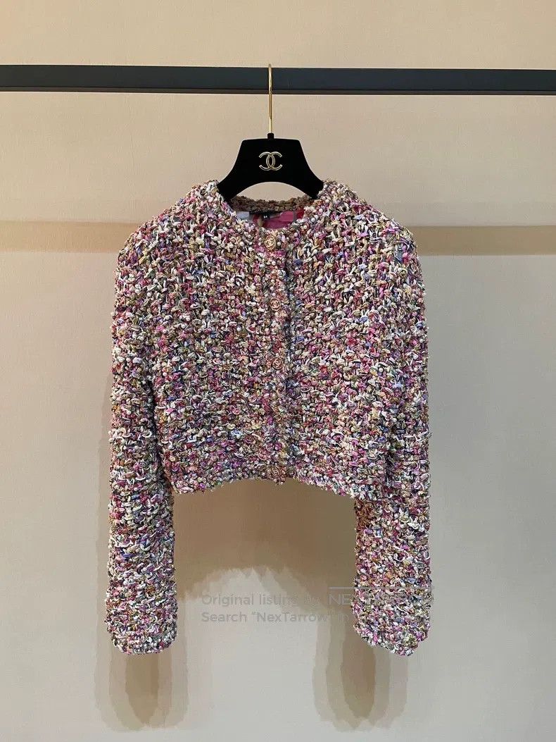 Chanel Chanel Preview series colourful pearl woven jacket Size XXS / US 00 / IT 34 - 1 Thumbnail