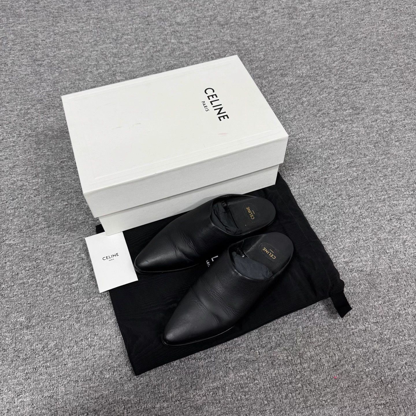Celine Celine calfskin mules 36EU 99 New Full Set Size US 5 / IT 35 - 1 Thumbnail