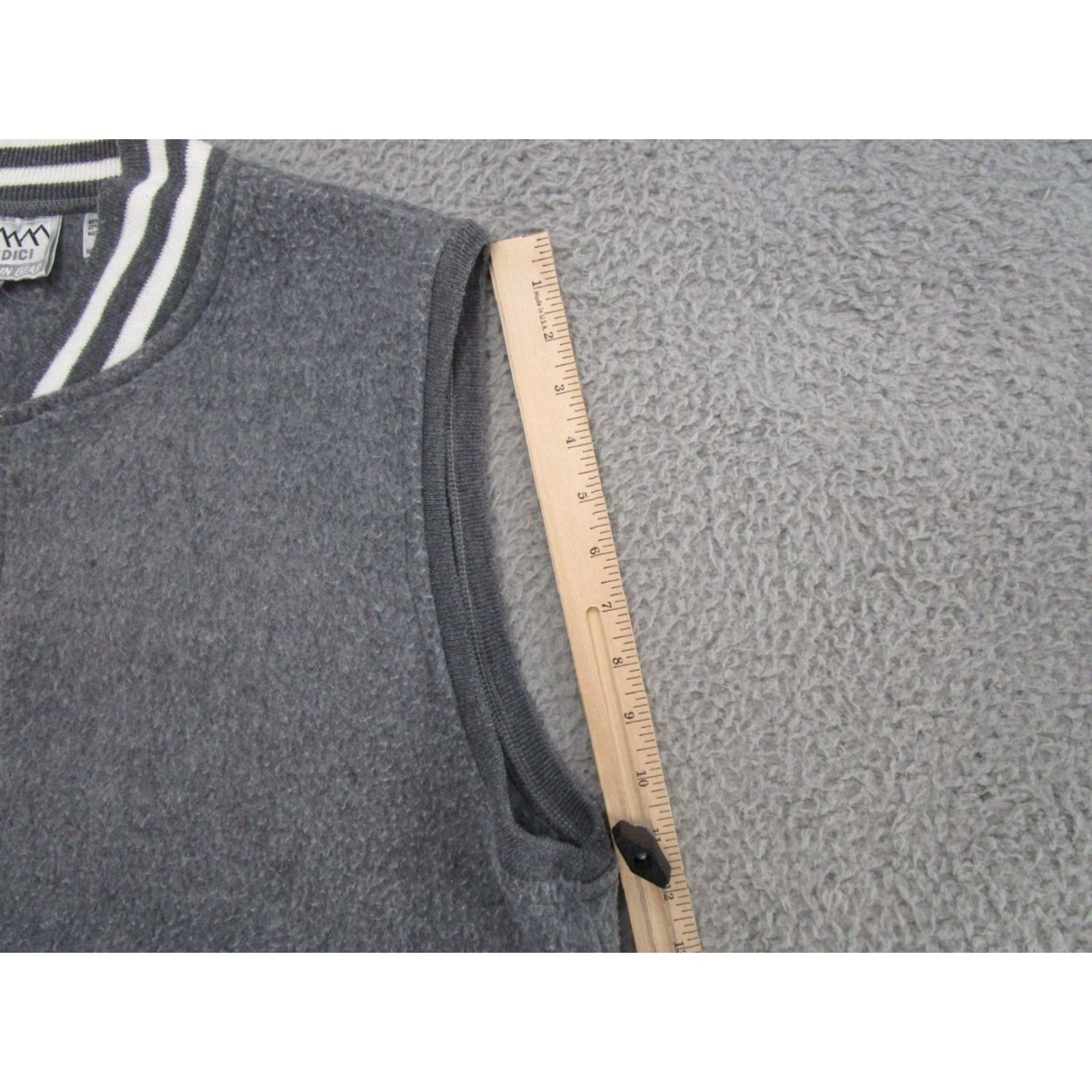 Vintage VINTAGE Medici Vest Main Zip Gray Full Zip Pockets Size L Mens Size US L / EU 52-54 / 3 - 6 Thumbnail