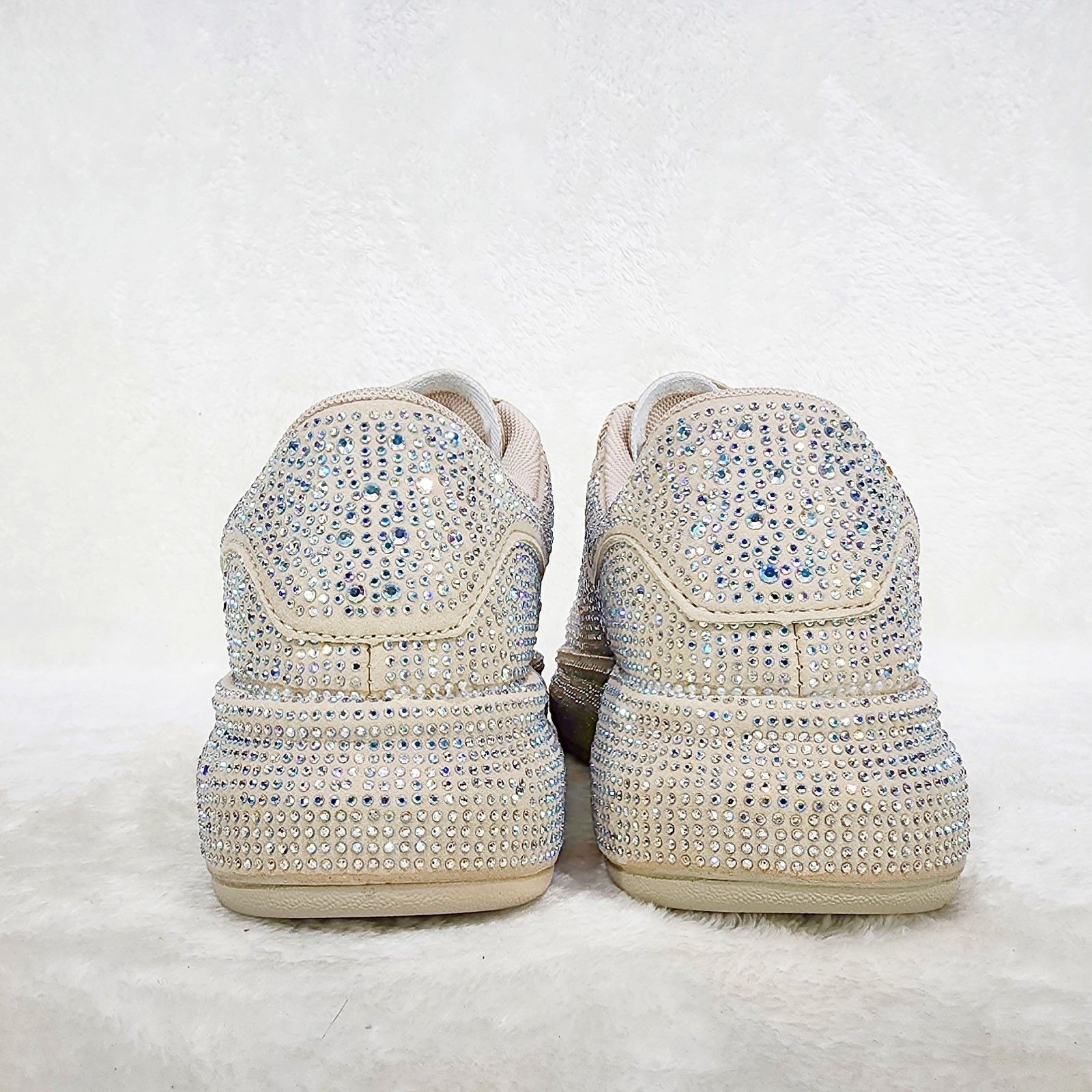 Other Dazzle Cush Nude Iridescent Rhinestone Platform Sneaker Tenn Size US 6 / IT 36 - 5 Thumbnail