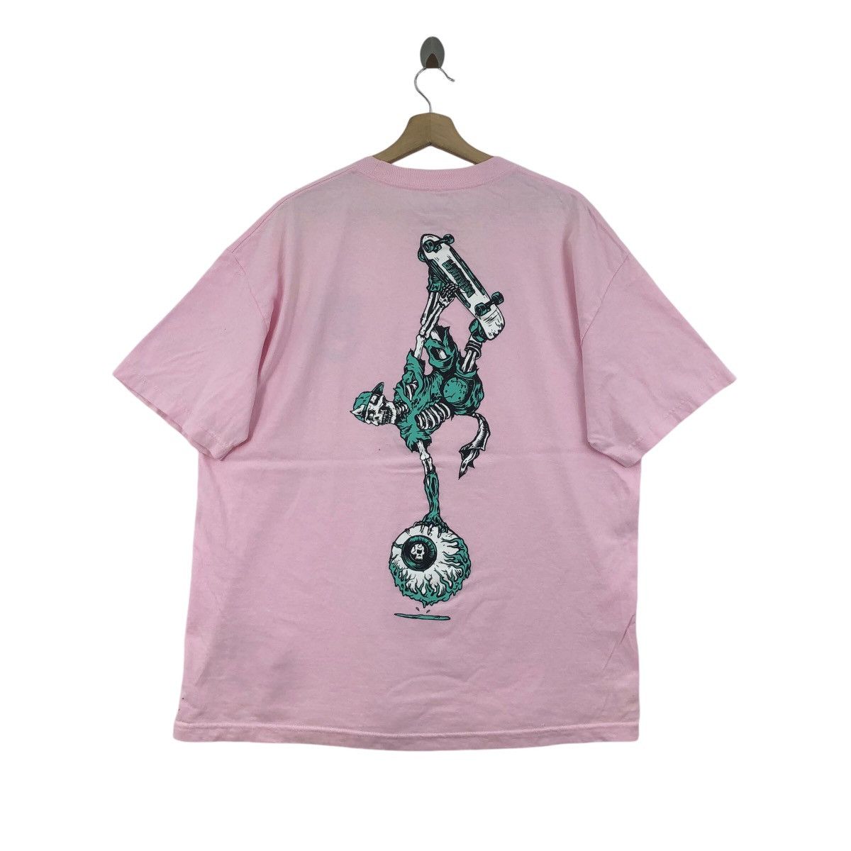 Mishka MISHKA Skateboards Tee Shirt Big Logo Skull Skate Streetwear Size US XL / EU 56 / 4 - 1 Thumbnail