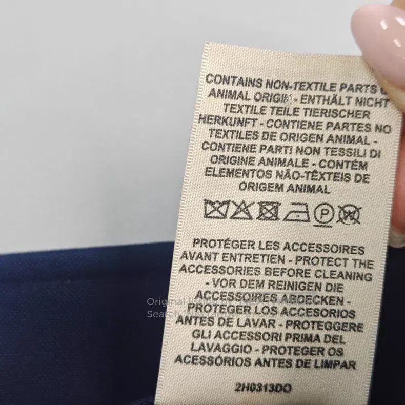 Hermes Hermes Dark blue metal leather decoration half skirt Size 42" / US 20 - 7 Thumbnail