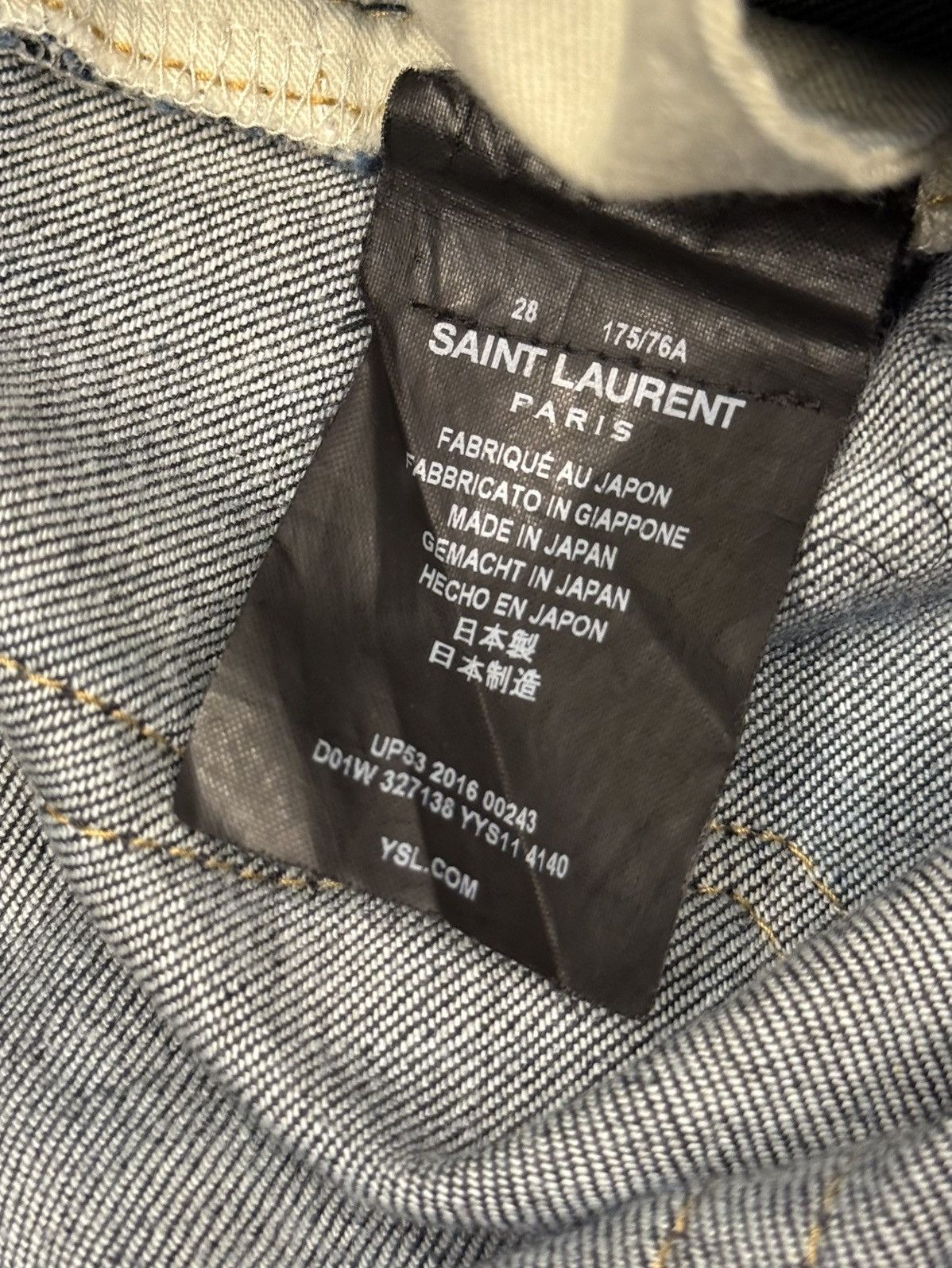 Saint Laurent Paris Saint Laurent Paris SS16 D02 Jeans Size US 28 / EU 44 - 5 Thumbnail