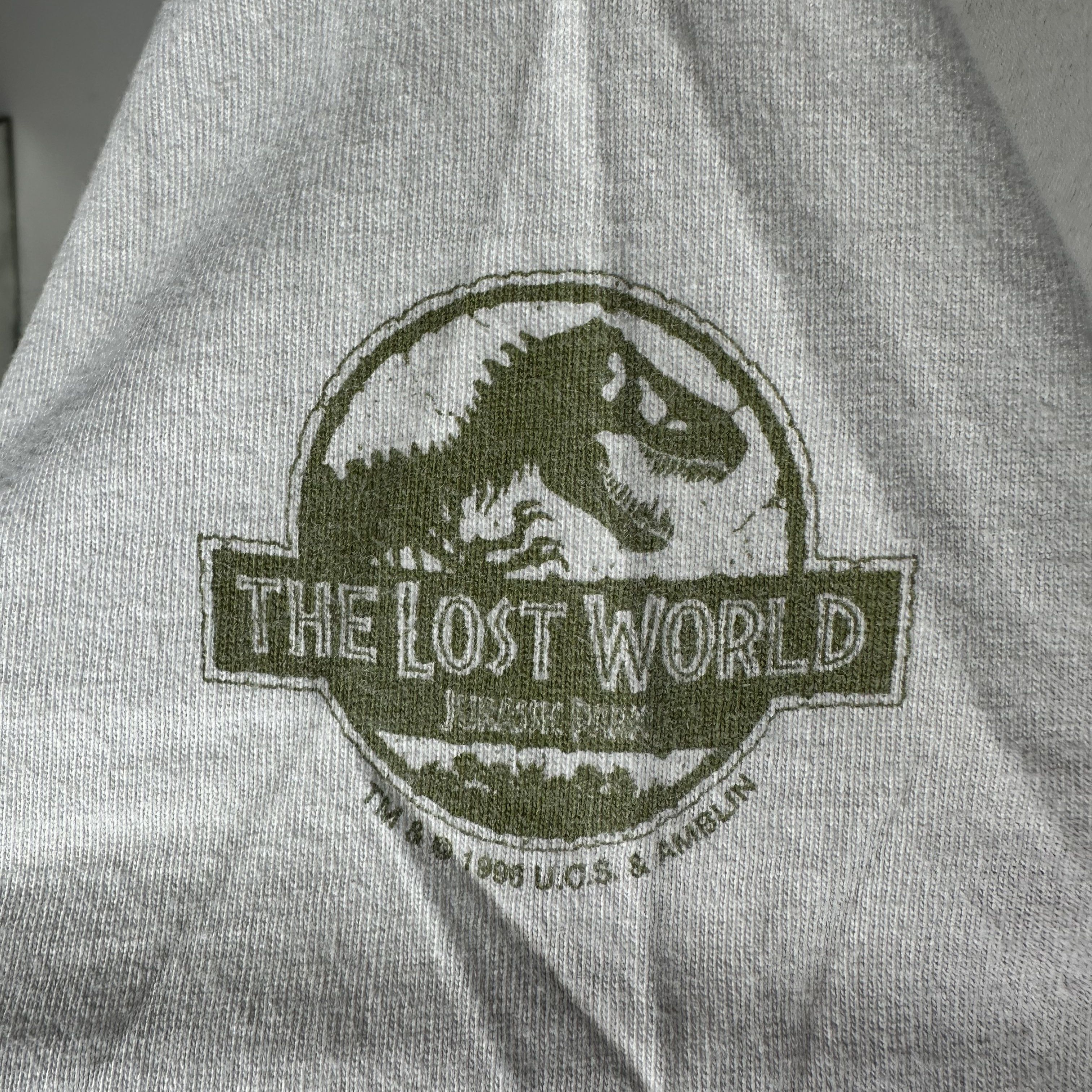 Vintage Vintage 1996 Jurassic Park The Lost World Site B T-Shirt Size US L / EU 52-54 / 3 - 5 Thumbnail
