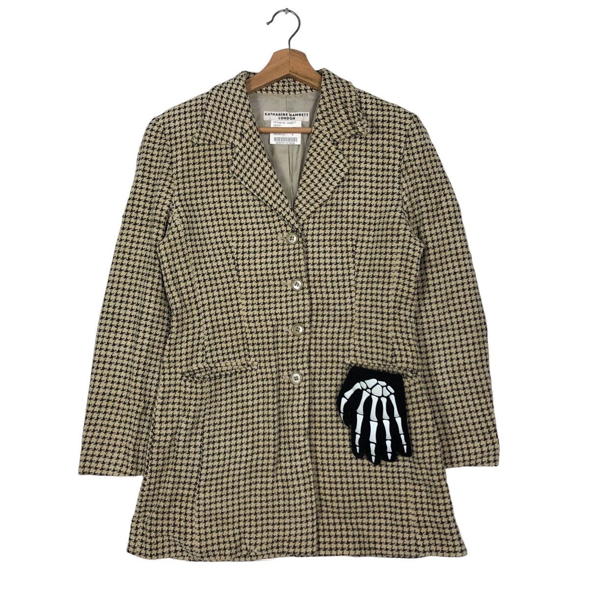 Japanese Brand 🔥90’s Double Breast Chore Jacket Tartan Design Size US M / EU 48-50 / 2 - 2 Thumbnail