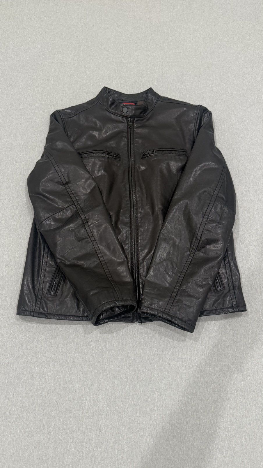 Tommy Hilfiger Tommy Hilfiger Racer leather jacket Size US M / EU 48-50 / 2 - 1 Thumbnail