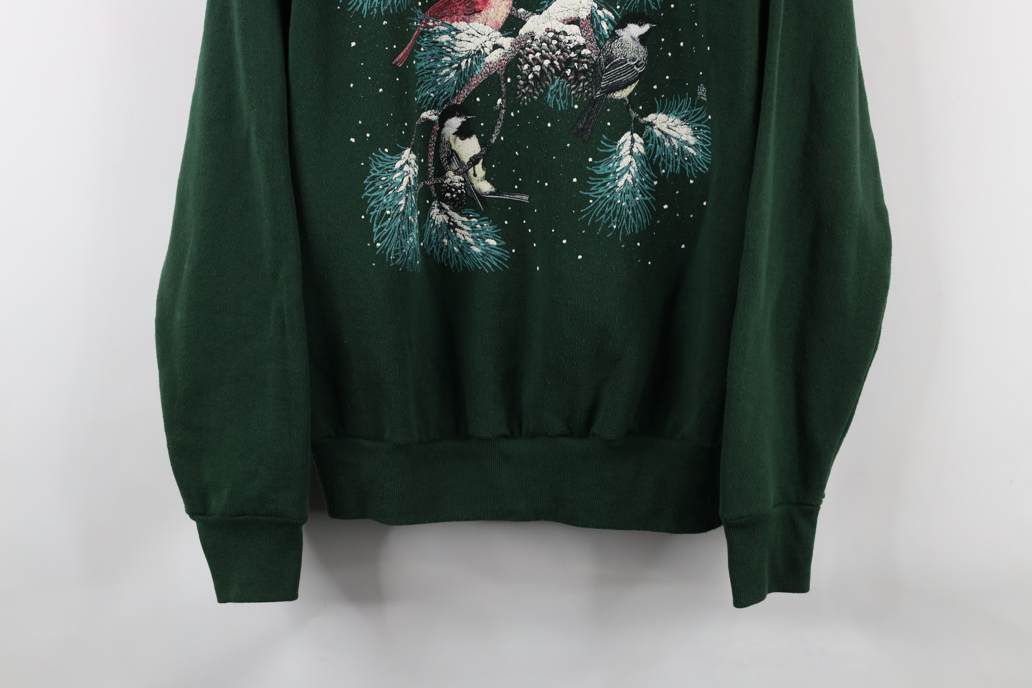 Vintage Vintage 90s Country Primitive Bird Collared Sweatshirt USA Size M / US 6-8 / IT 42-44 - 3 Thumbnail