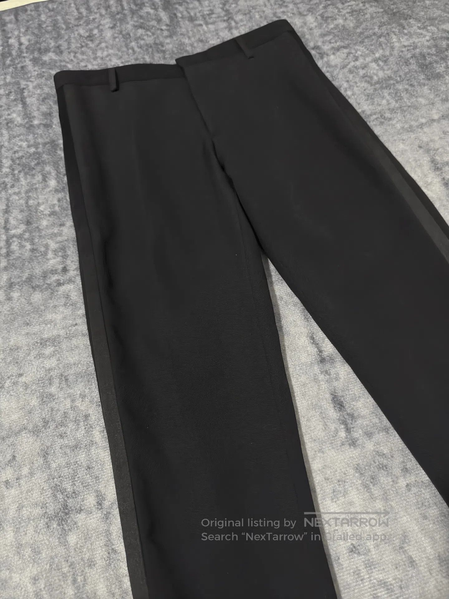Saint Laurent Paris Saint Laurent Black Satin Smoking Pants. Size US 30 / EU 46 - 3 Thumbnail