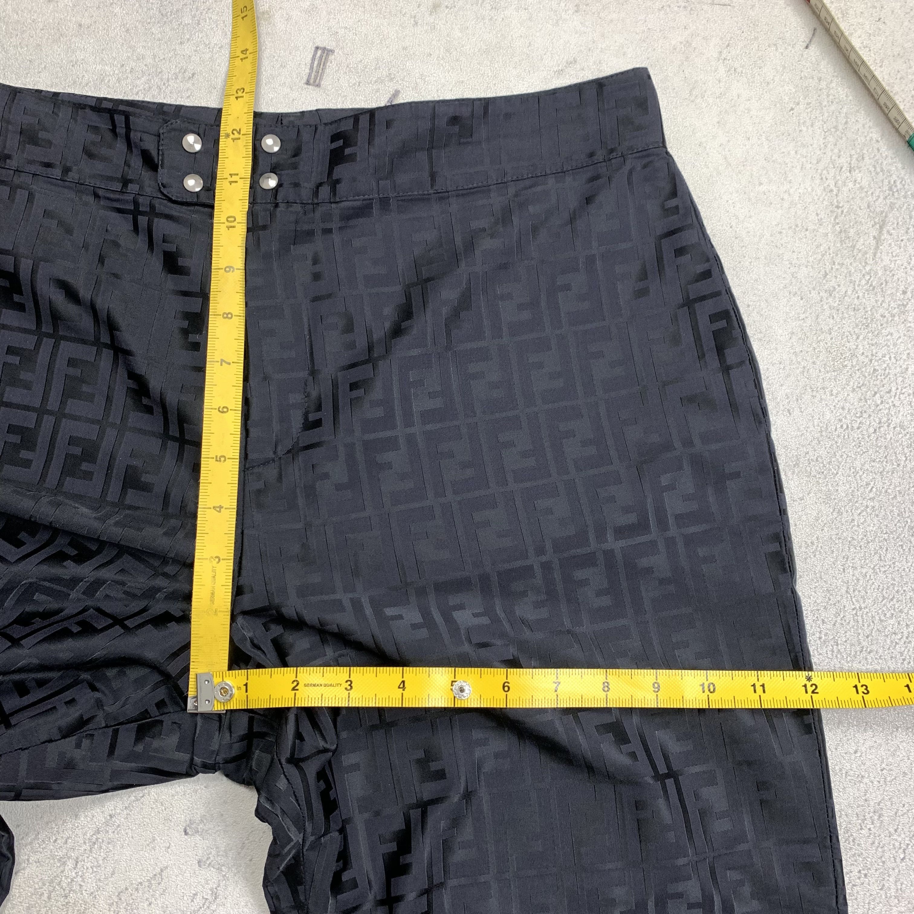 Fendi Vintage Fendi Monogram Trouser Pants Size 34" / US 12 / IT 48 - 10 Thumbnail