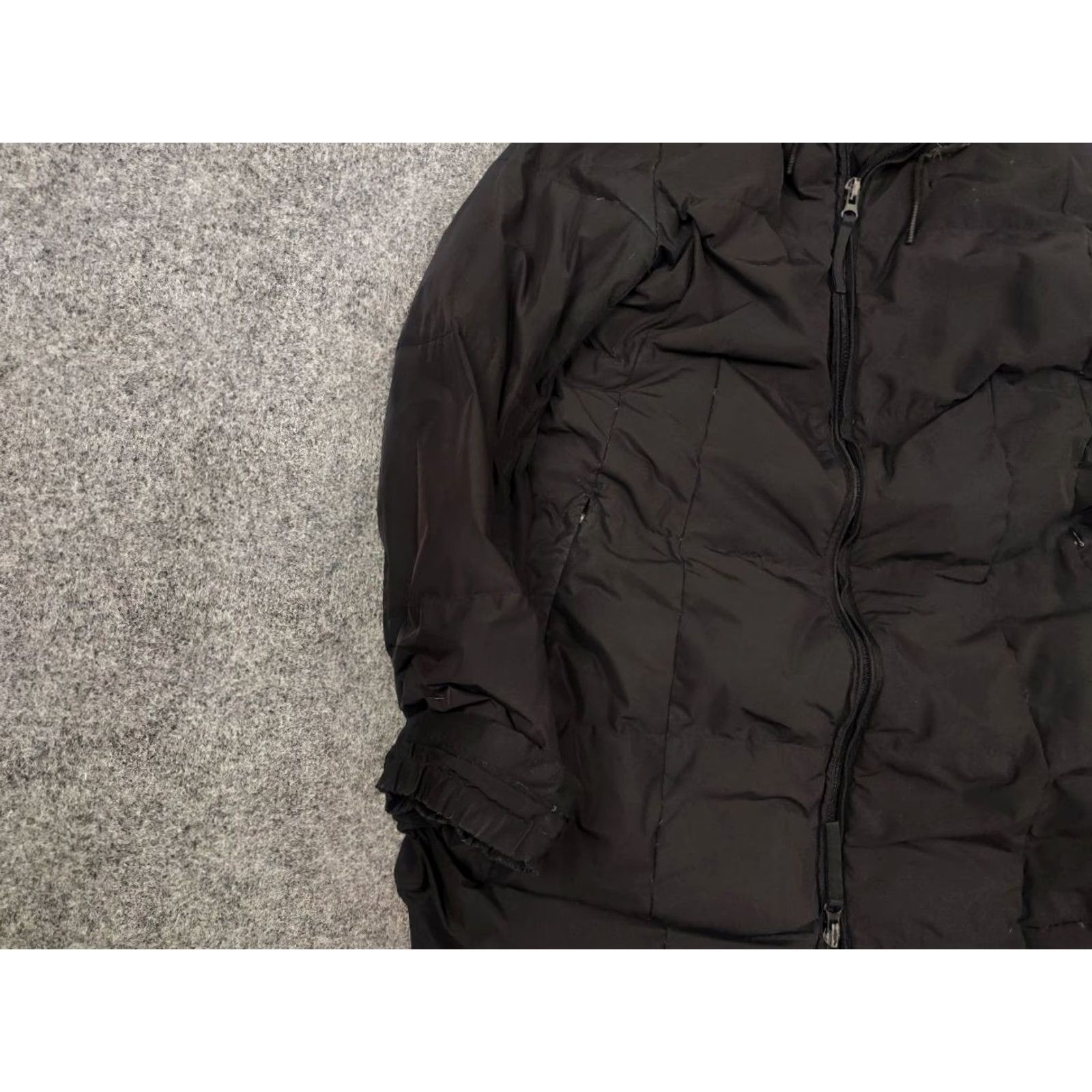 Vintage Rundholz black label Avantgarde Black long quilted down Zip Hooded jacket Women S Black Down Jacket Size S / US 4 / IT 40 - 4 Thumbnail