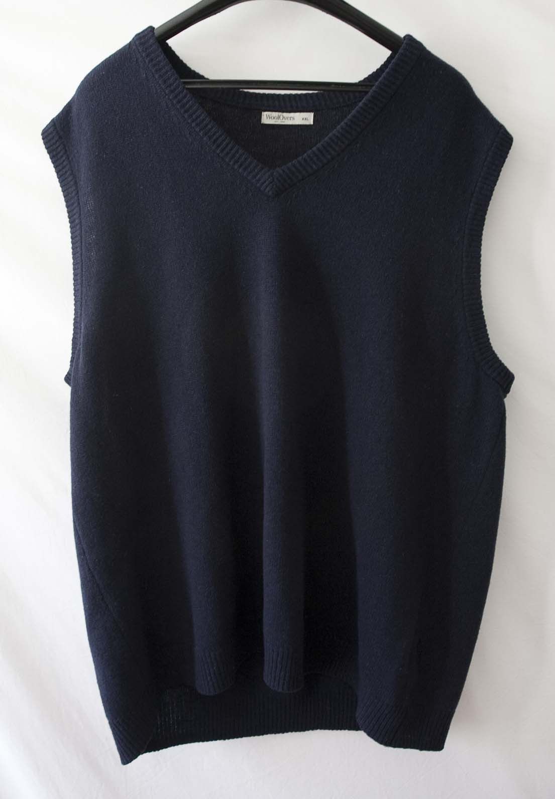 Other WoolOvers Sweater Vest Lambswool Size XXL Dark Blue Size US XXL / EU 58 / 5 - 2 Thumbnail