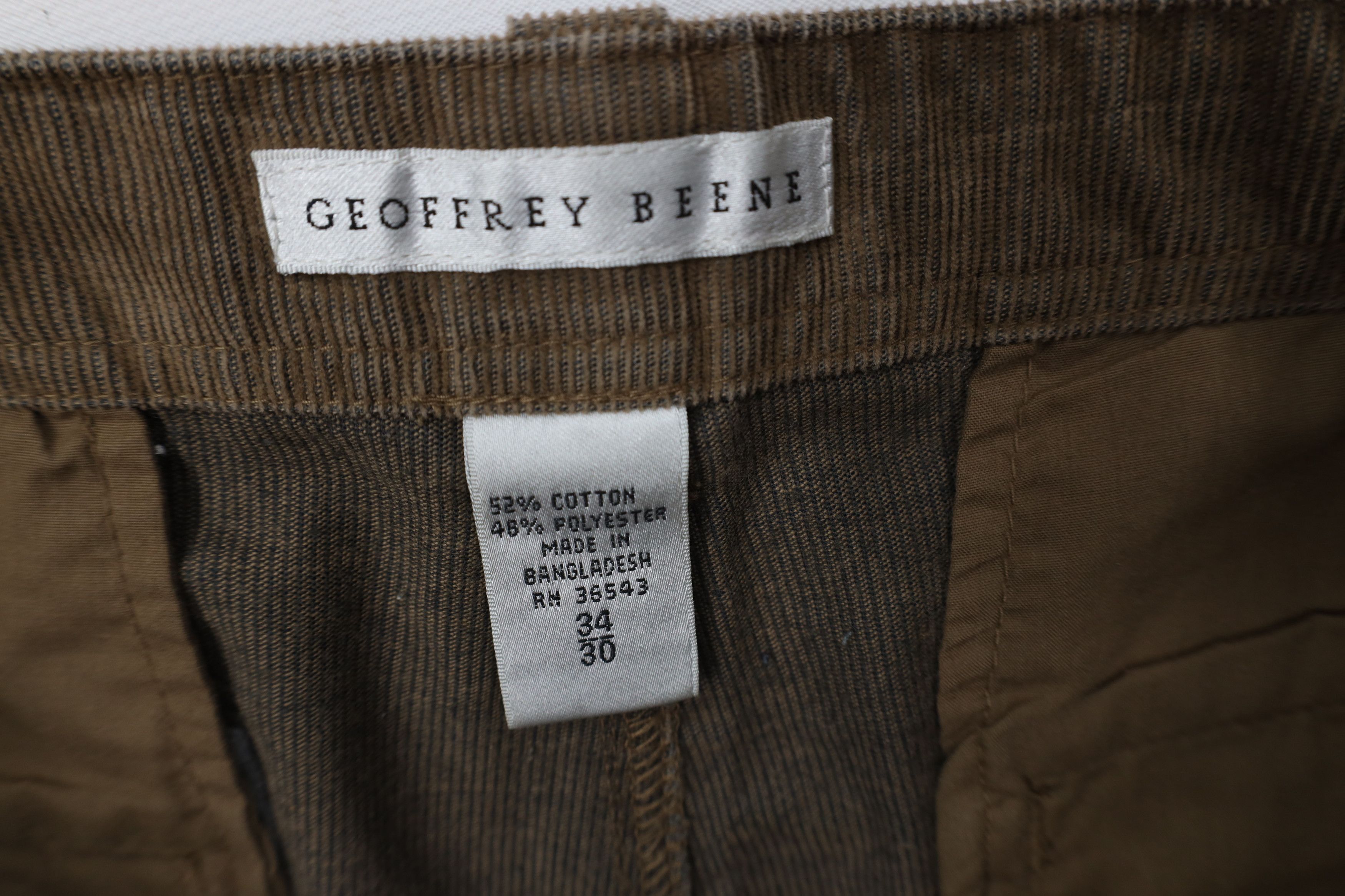 Vintage Vintage 90s Streetwear Wide Leg Corduroy Cargo Pants Beige Size US 34 / EU 50 - 7 Thumbnail