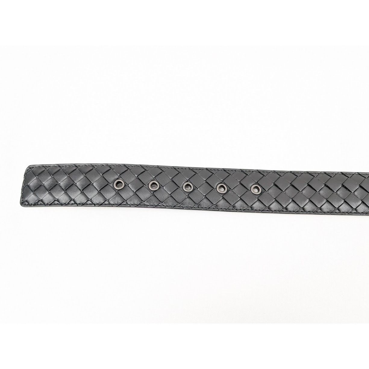 Bottega Veneta o1rshd1 Size: 115 / Intrecciato Belt in Black Size 44 - 13 Thumbnail