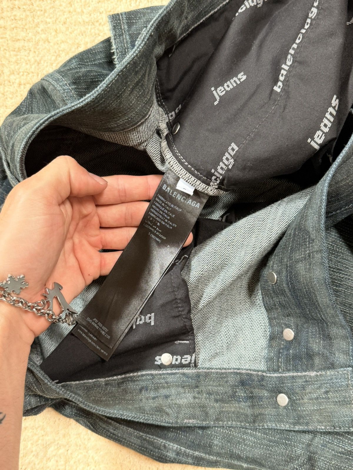 Balenciaga Balenciaga Baggy Finish Feuillage camo brown Denim Jeans Size US 30 / EU 46 - 8 Thumbnail