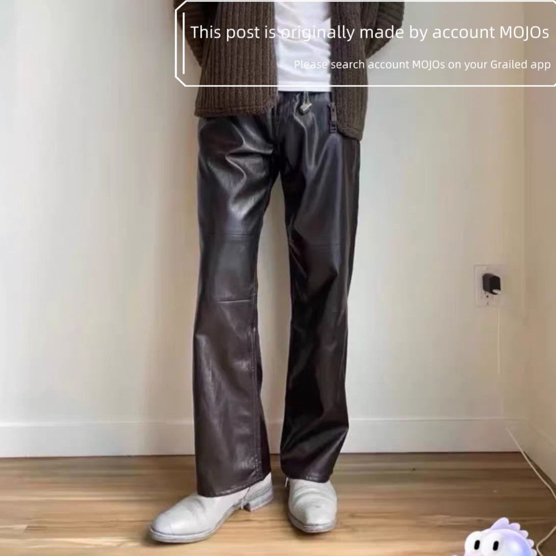 Our Legacy Sz 31 Our Legacy 21AW Formal Moto Cut Leather Denim mojos745 Size US 31 - 8 Thumbnail