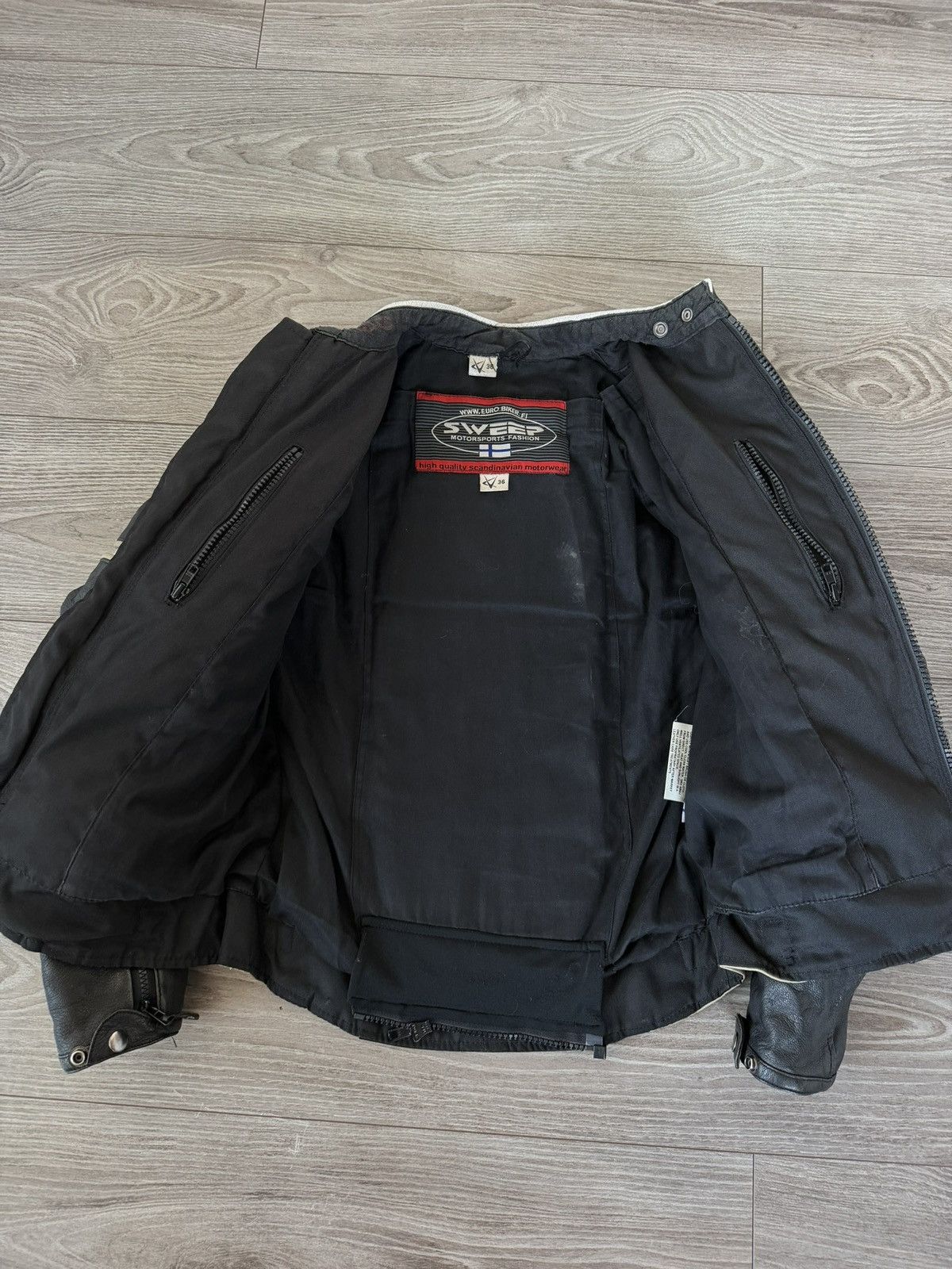 Other 100% Leather Sweep Euro Bike Motorsport Ykk Jacket Size S / US 4 / IT 40 - 15 Thumbnail