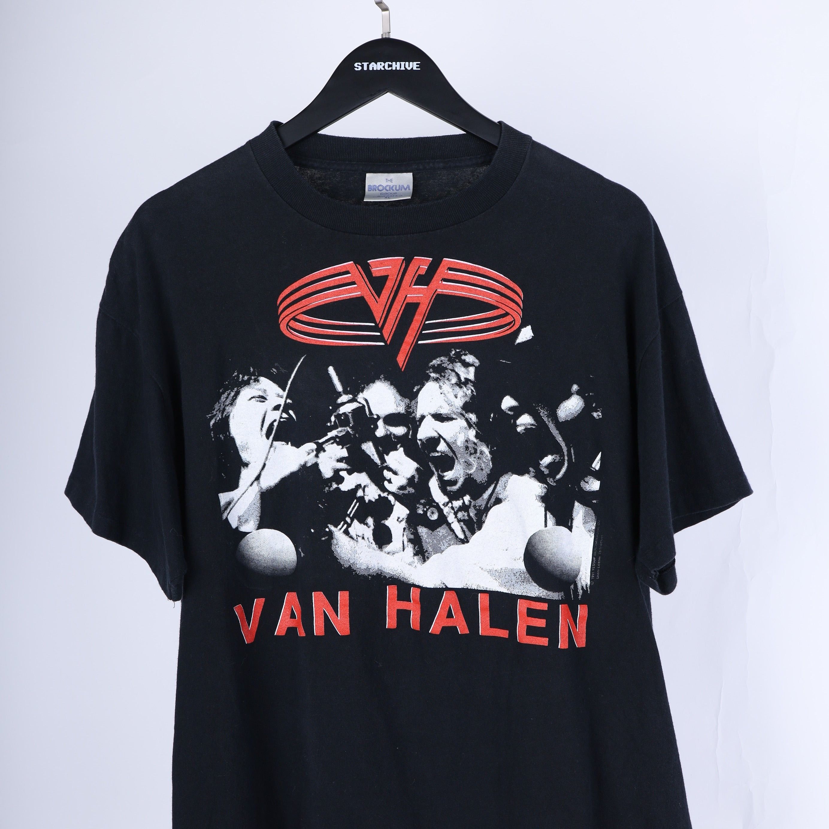 Vintage VAN HALEN FUCK N LIVE TEE Size US XL / EU 56 / 4 - 5 Thumbnail