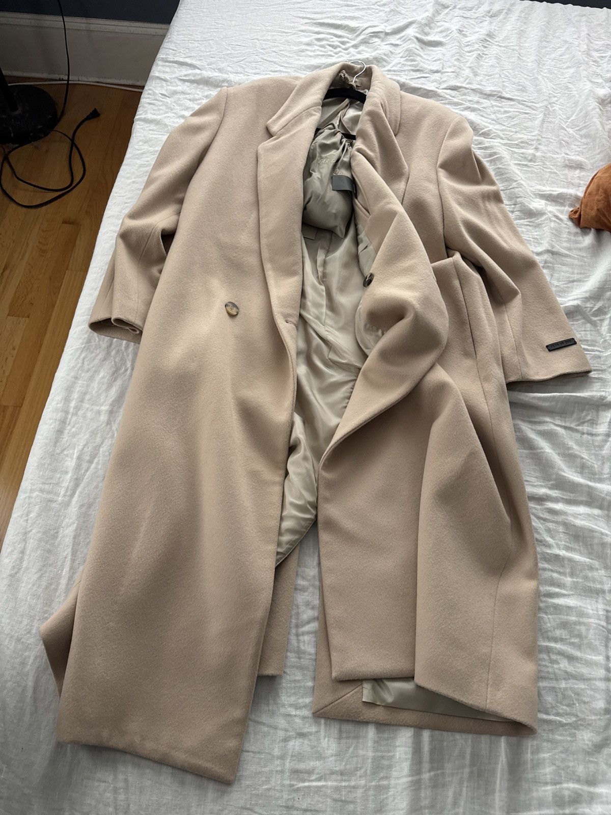 Fear of God Fear of God Eternal Overcoat in Beige Size US S / EU 44-46 / 1 - 1 Thumbnail