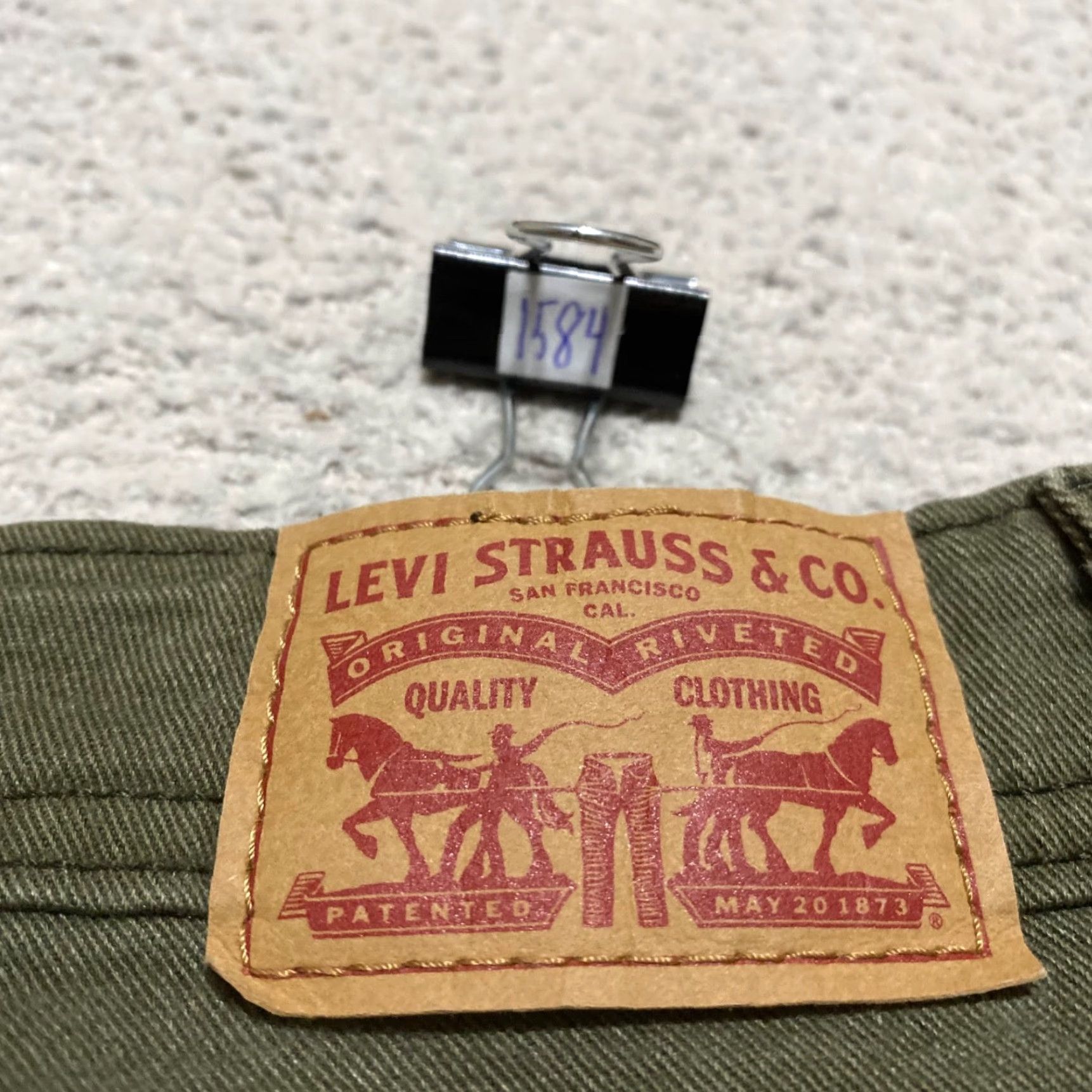 Levi's Levi's 721 Jeans Women's Green Denim High Rise Skinny 28 Regular 5-Pocket Design Jeans Mens? Size 28" / US 6 / IT 42 - 4 Thumbnail