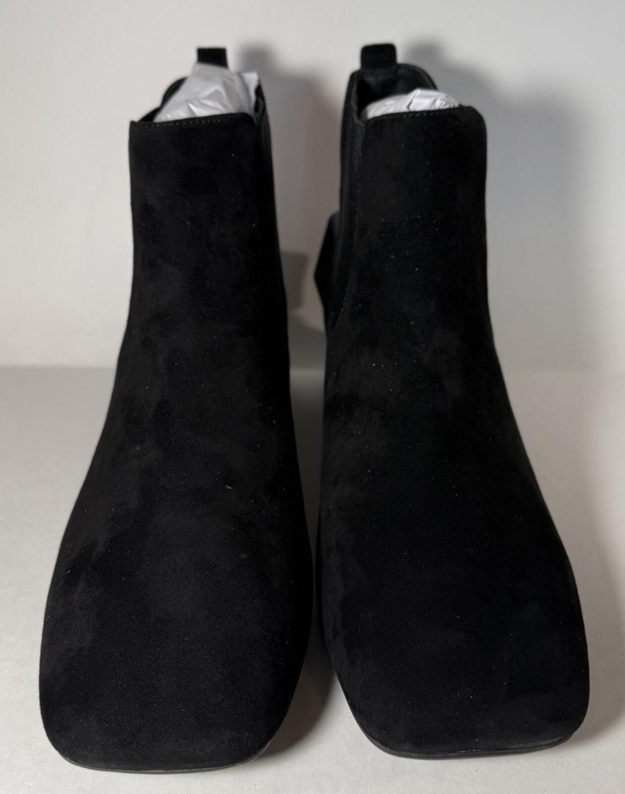 Other AEROSOLES Nancilee Chelsea Boot Kid Suede Leather Black 9.5M Size US 9.5 / IT 39.5 - 2 Thumbnail