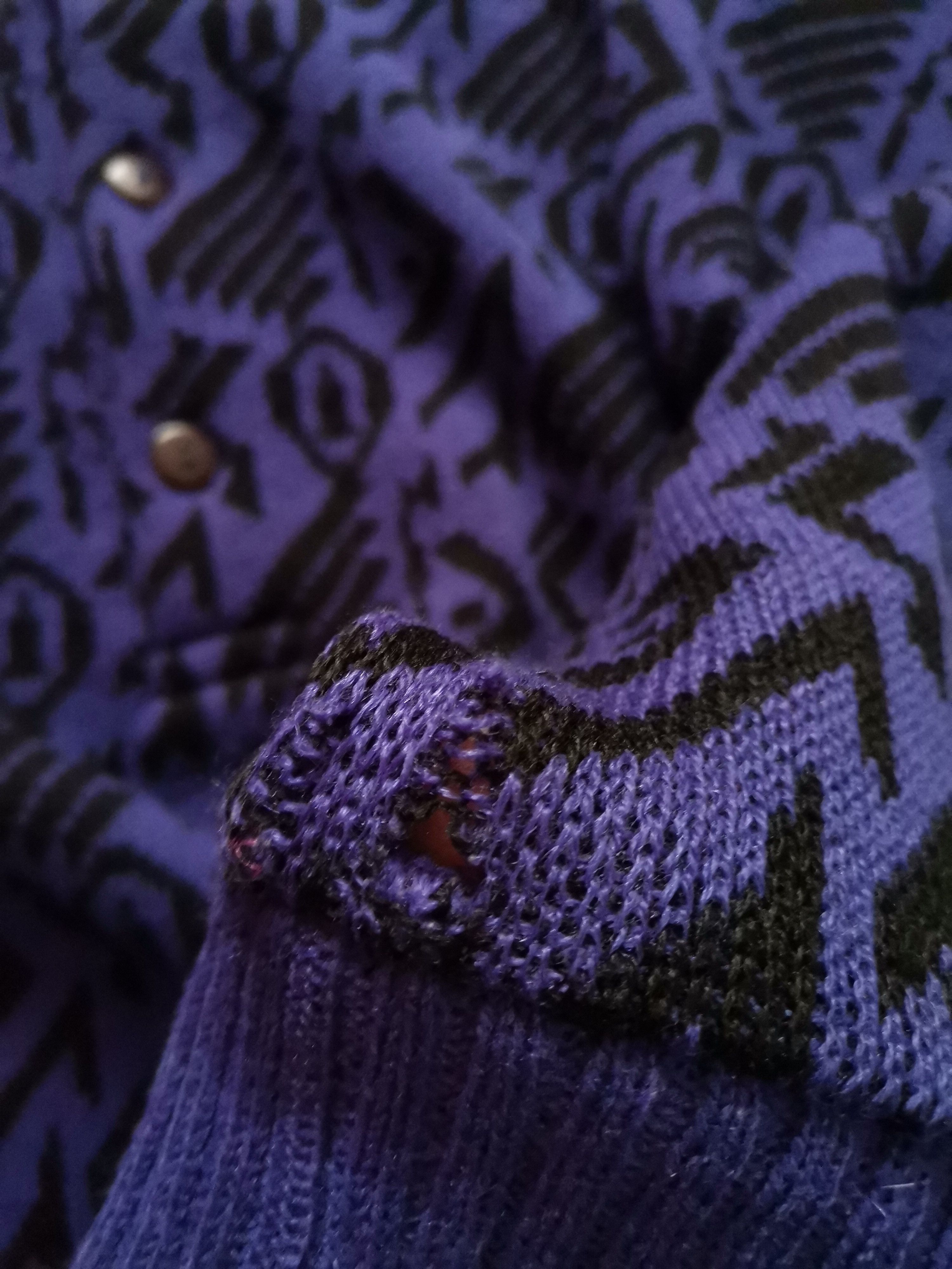 Vintage Vintage Renato Cavalli Abstract Sweater Size US L / EU 52-54 / 3 - 2 Thumbnail