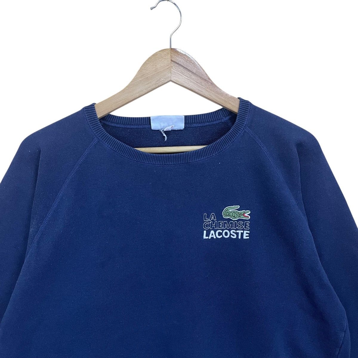 Lacoste Lacoste Embroidered Small Logo Cropped Crewneck Sweatshirt Size US S / EU 44-46 / 1 - 4 Thumbnail