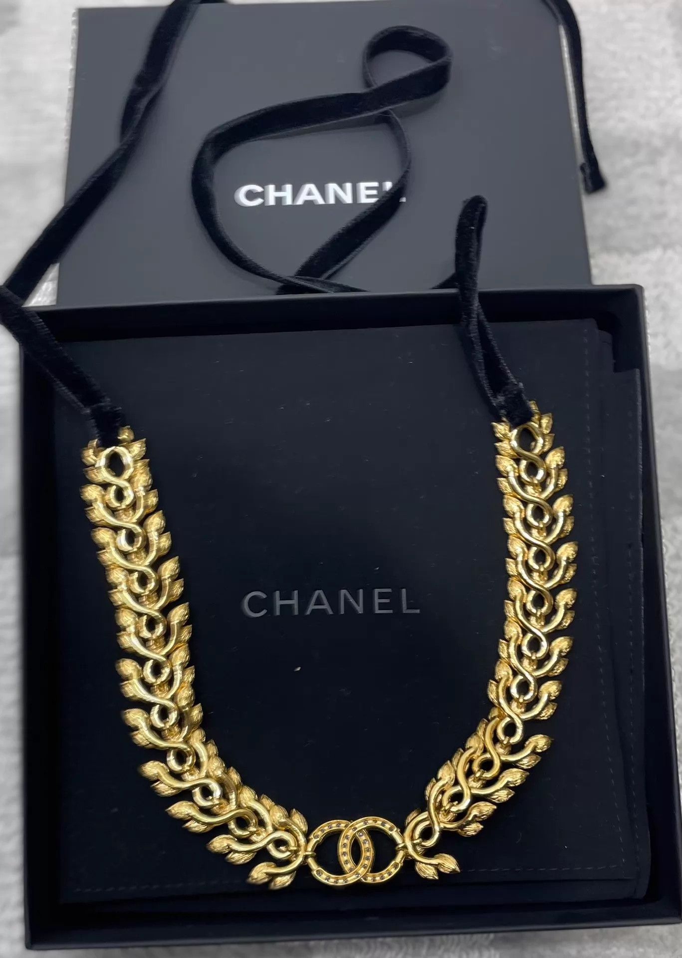 Chanel Chanel Wheat Ear Headband & Necklace 98 New Authentic Size ONE SIZE - 3 Thumbnail
