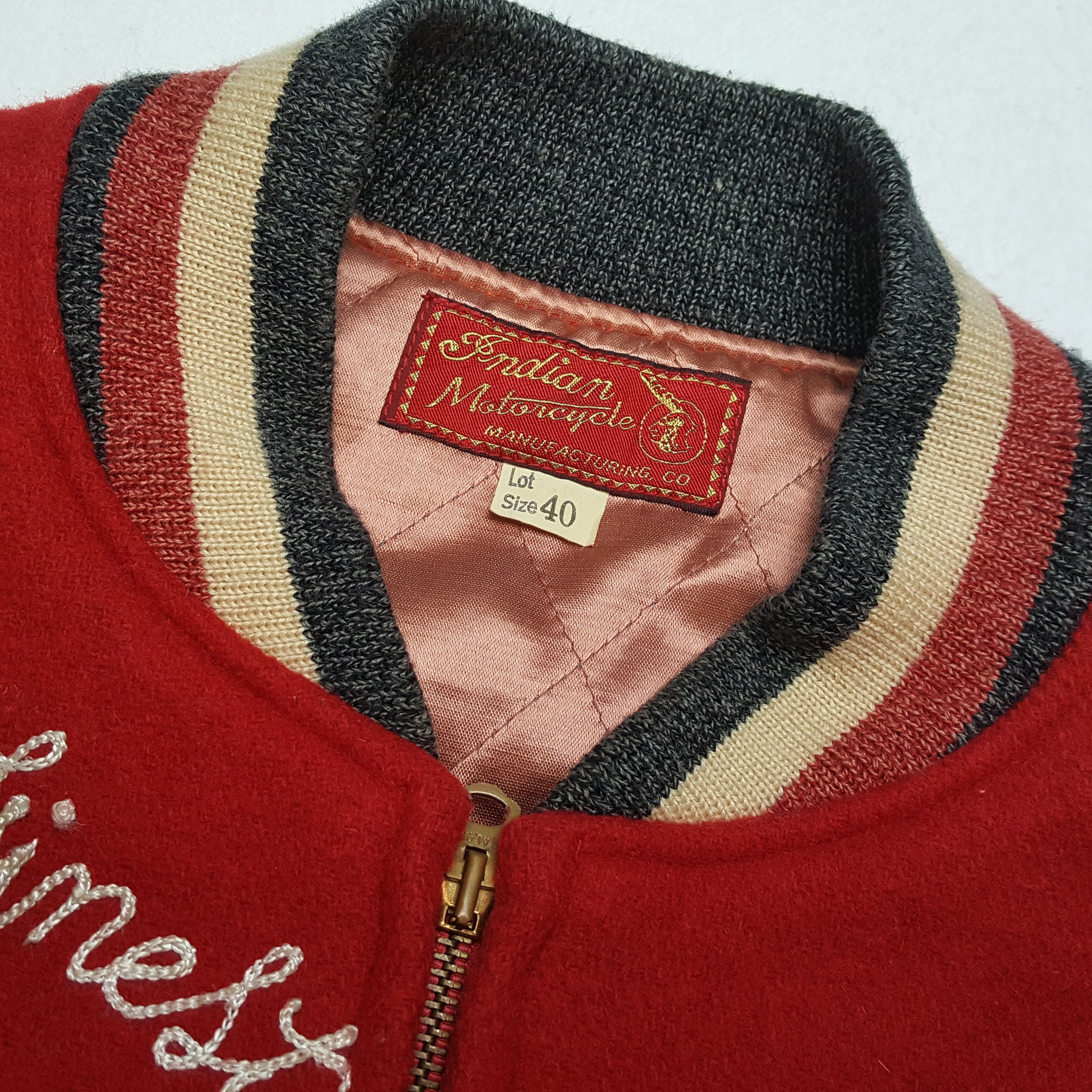 Vintage Vintage INDIAN MOTOR SPRINGFIELD Motorcycle Varsity Jacket Size US M / EU 48-50 / 2 - 11 Thumbnail