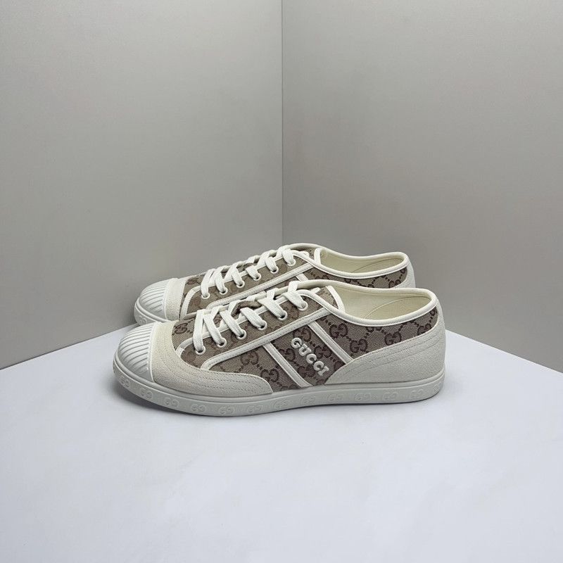 Gucci Gucci Canvas Low-Top Sneakers for Men 0079 Size US 10.5 / EU 43-44 - 1 Thumbnail