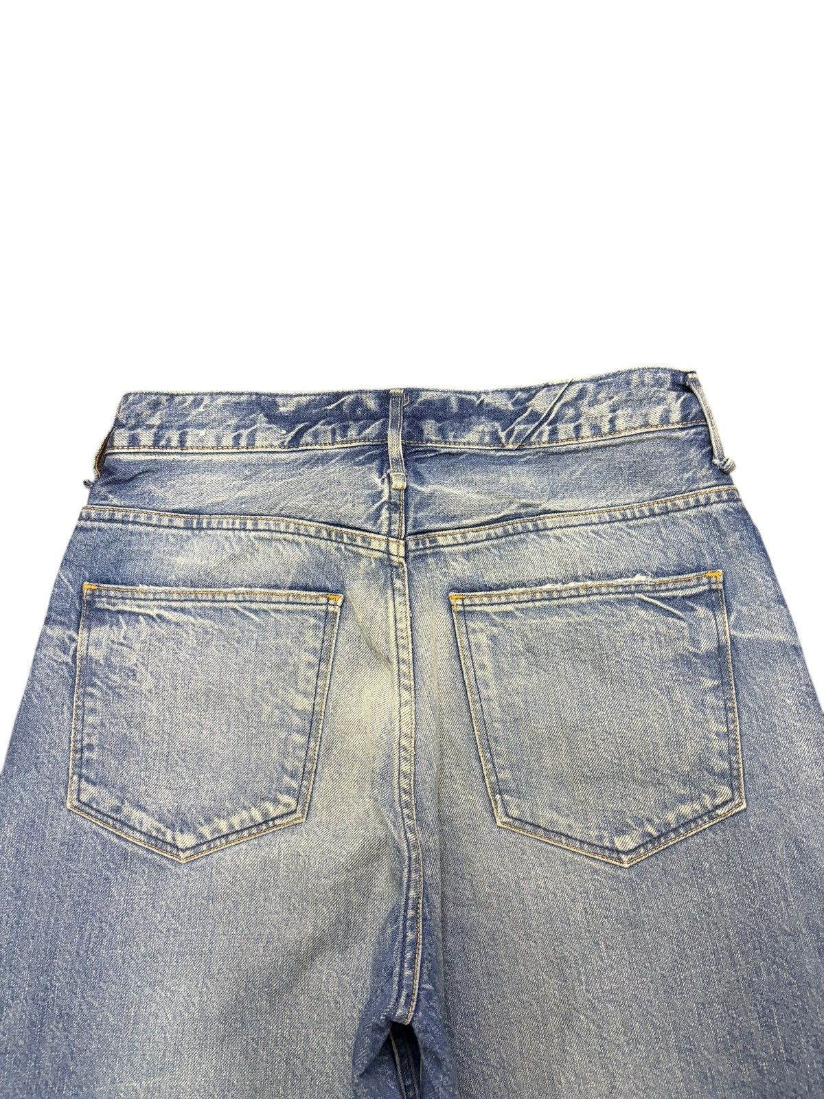 Fubu Vintage Japanese Brand Faded Wash Distress Baggy Jeans Size 27" / US 4 / IT 40 - 3 Thumbnail
