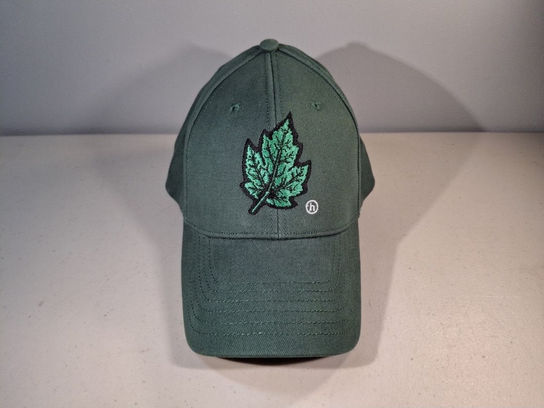 HIDDEN Hidden NY Green Leaf Embroidered Hat Size ONE SIZE - 1 Thumbnail