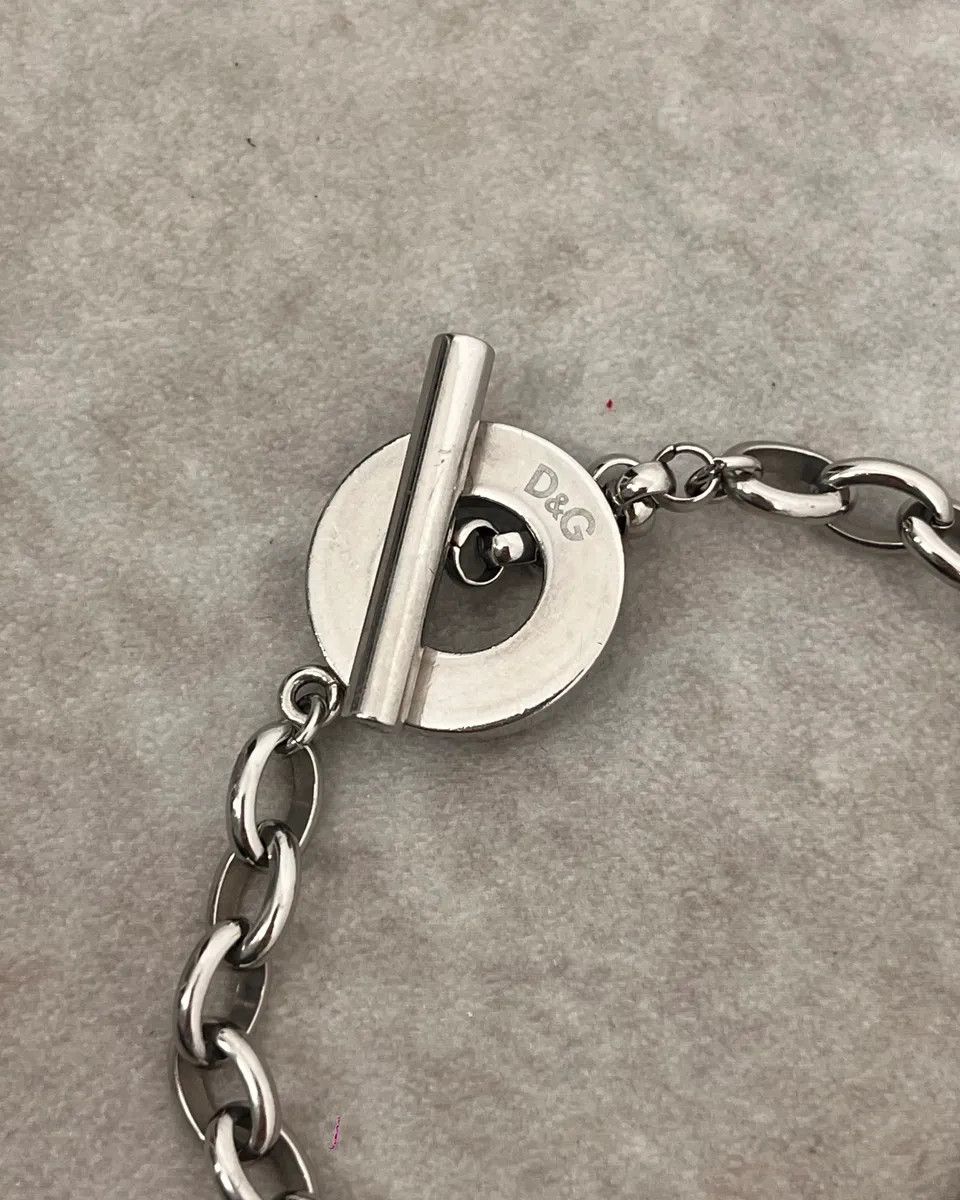 Dolce & Gabbana 2000s Dolce & Gabbana Grey Anchor Chain Bracelet Size ONE SIZE - 4 Thumbnail