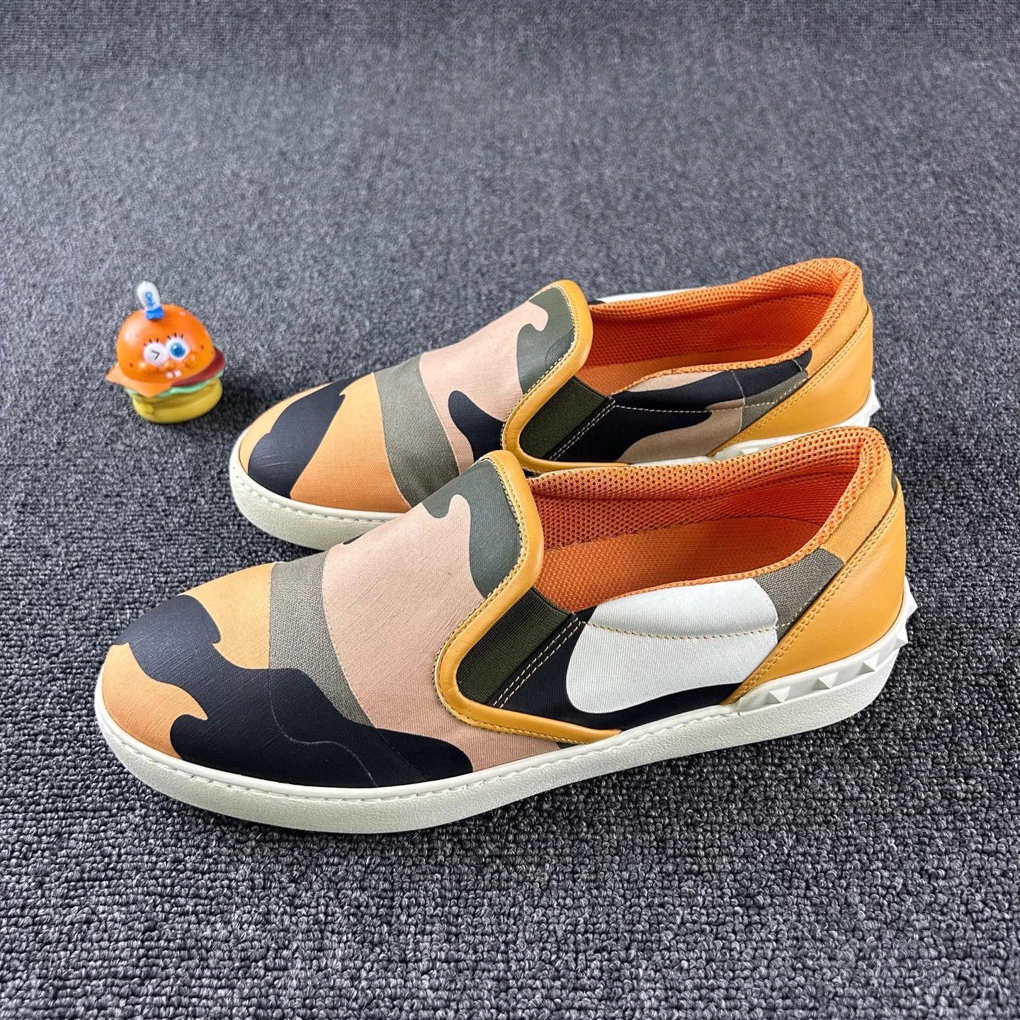 Valentino Valentino Camo Studded Sneakers 41 Size US 8 / EU 41 - 1 Thumbnail