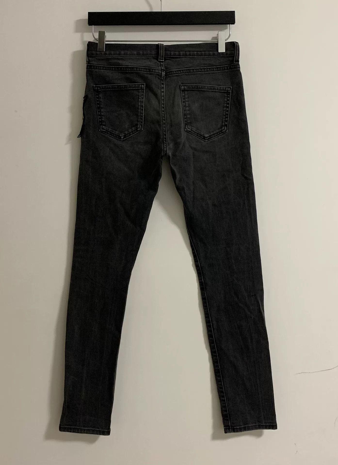 Gucci Gucci Gray Tiger Embroidered Denim Pants. Size US 28 / EU 44 - 2 Thumbnail