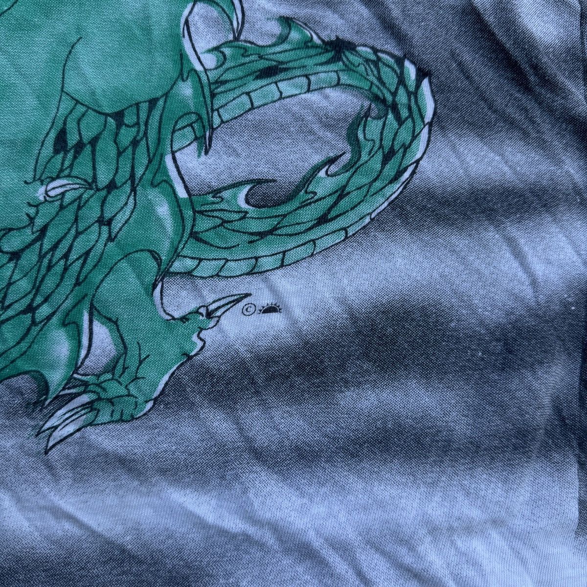 Vintage 90s Paper Thin Dragon Shirt Faded Thrashed ERD Distressed Size US L / EU 52-54 / 3 - 13 Thumbnail