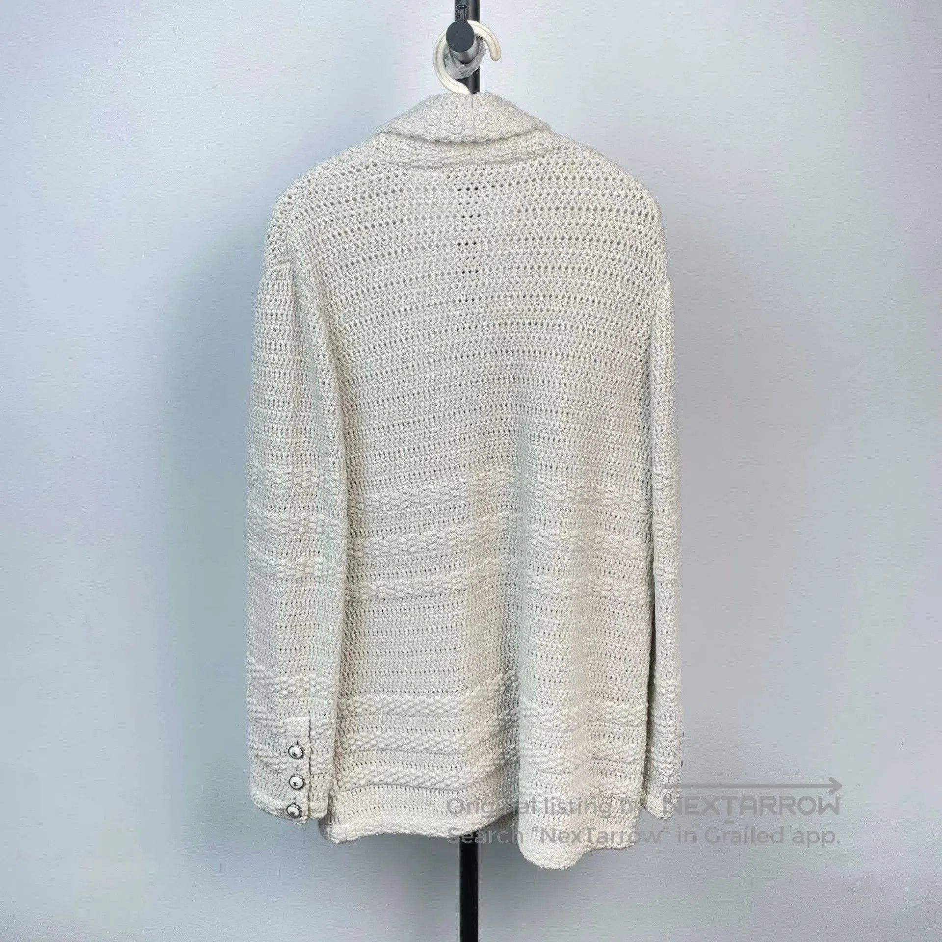 Chanel Chanel Silver Thread Knit Four. Size S / US 4 / IT 40 - 2 Thumbnail