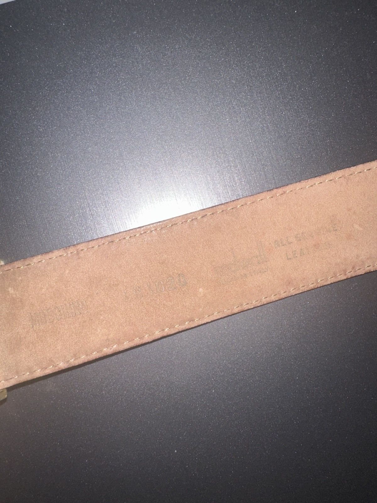 Moschino Moschino Vintage Leather Belt w Functional “O” Buckle – Rare Size ONE SIZE - 5 Thumbnail