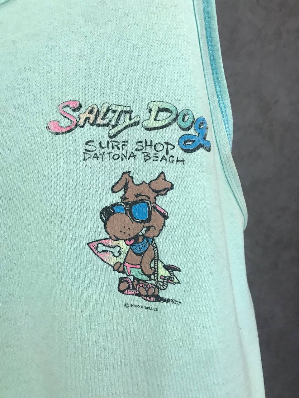 Other Salty Dog 1980 vintage surf made in USA tank top Size US L / EU 52-54 / 3 - 7 Thumbnail