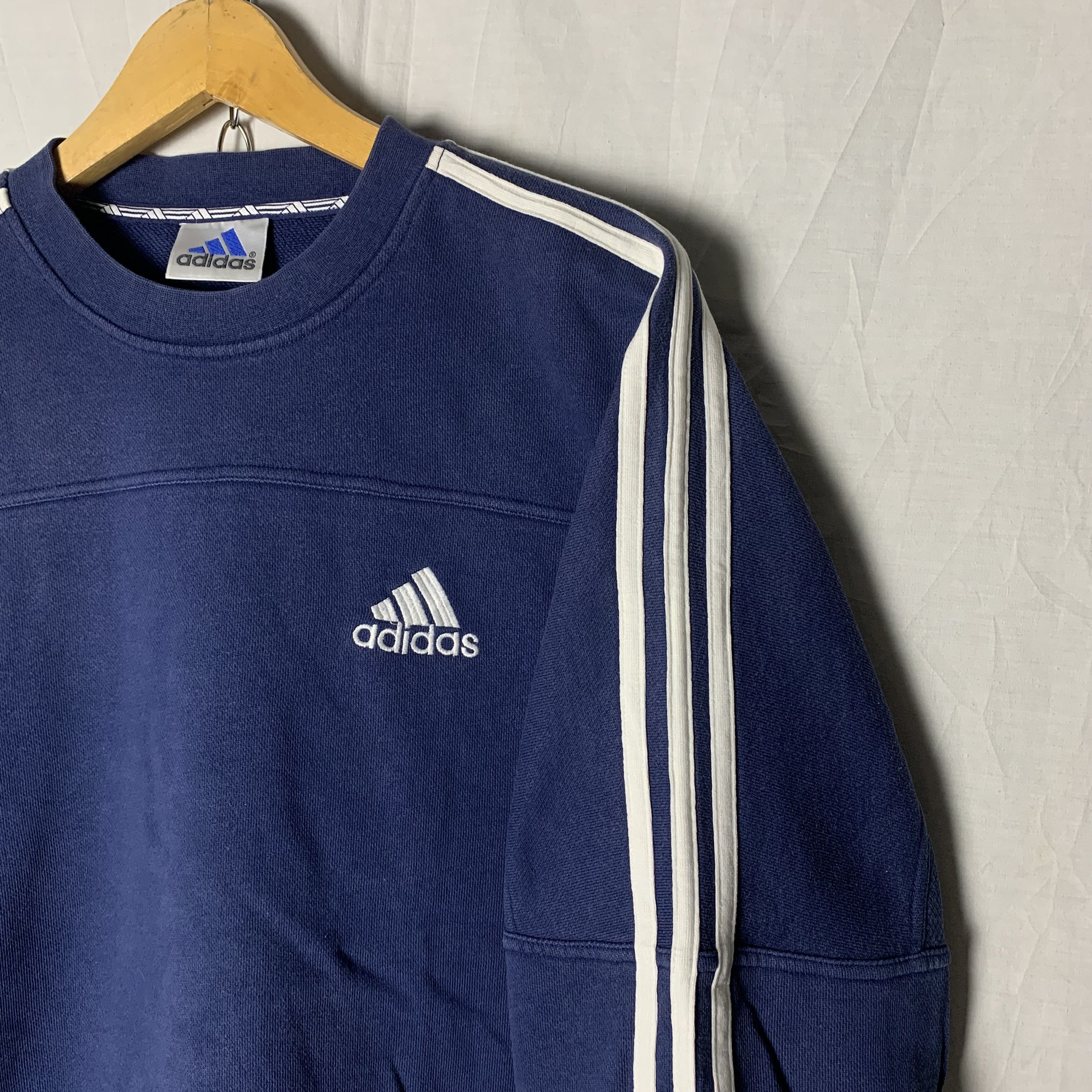 Adidas Adidas Trefoil Three Stripes Sweatshirt Crewneck Size US M / EU 48-50 / 2 - 2 Thumbnail